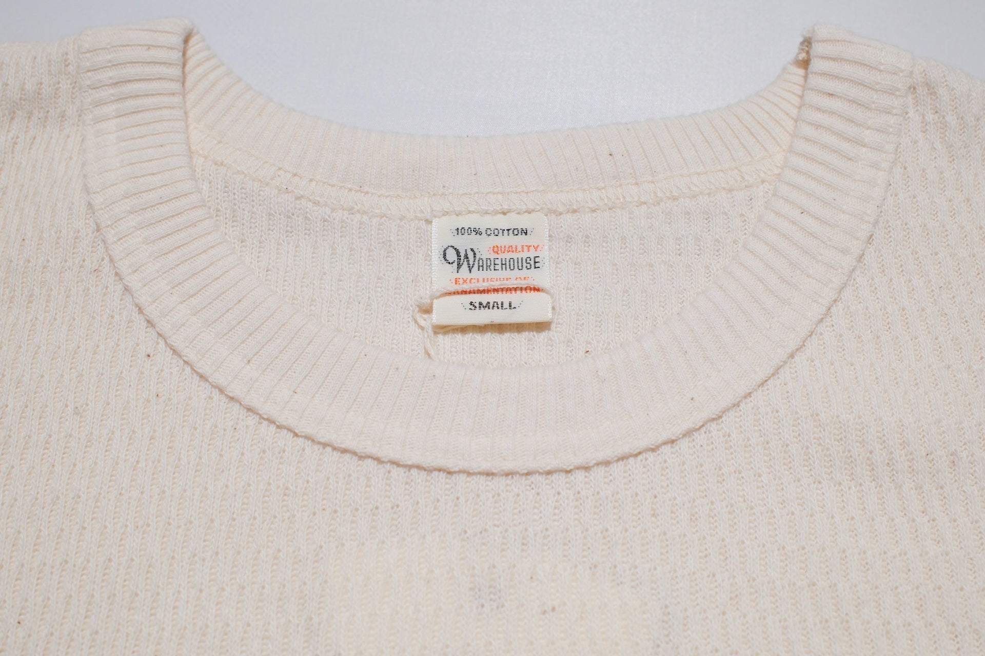 Warehouse Co. "Waffle-Knit" Plain L/S Thermal (Oatmeal)