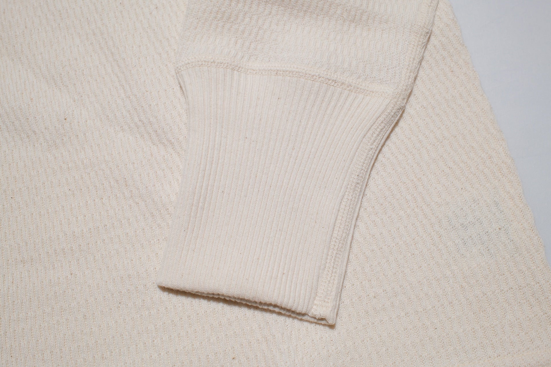 Warehouse Co. "Waffle-Knit" Plain L/S Thermal (Oatmeal)