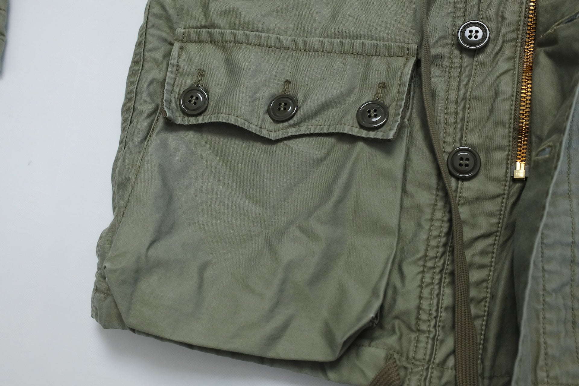 Maru Sankaku Peke by SDA Winter Field Jacket (Army Green)