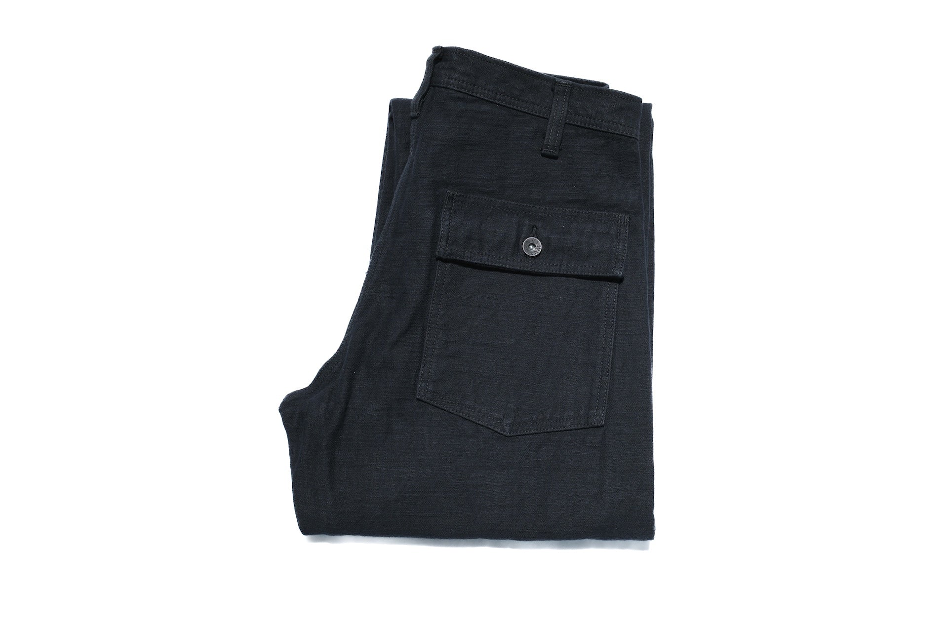 Samurai 15oz Selvage Back Satin Baker Pants (Ultimate Black)