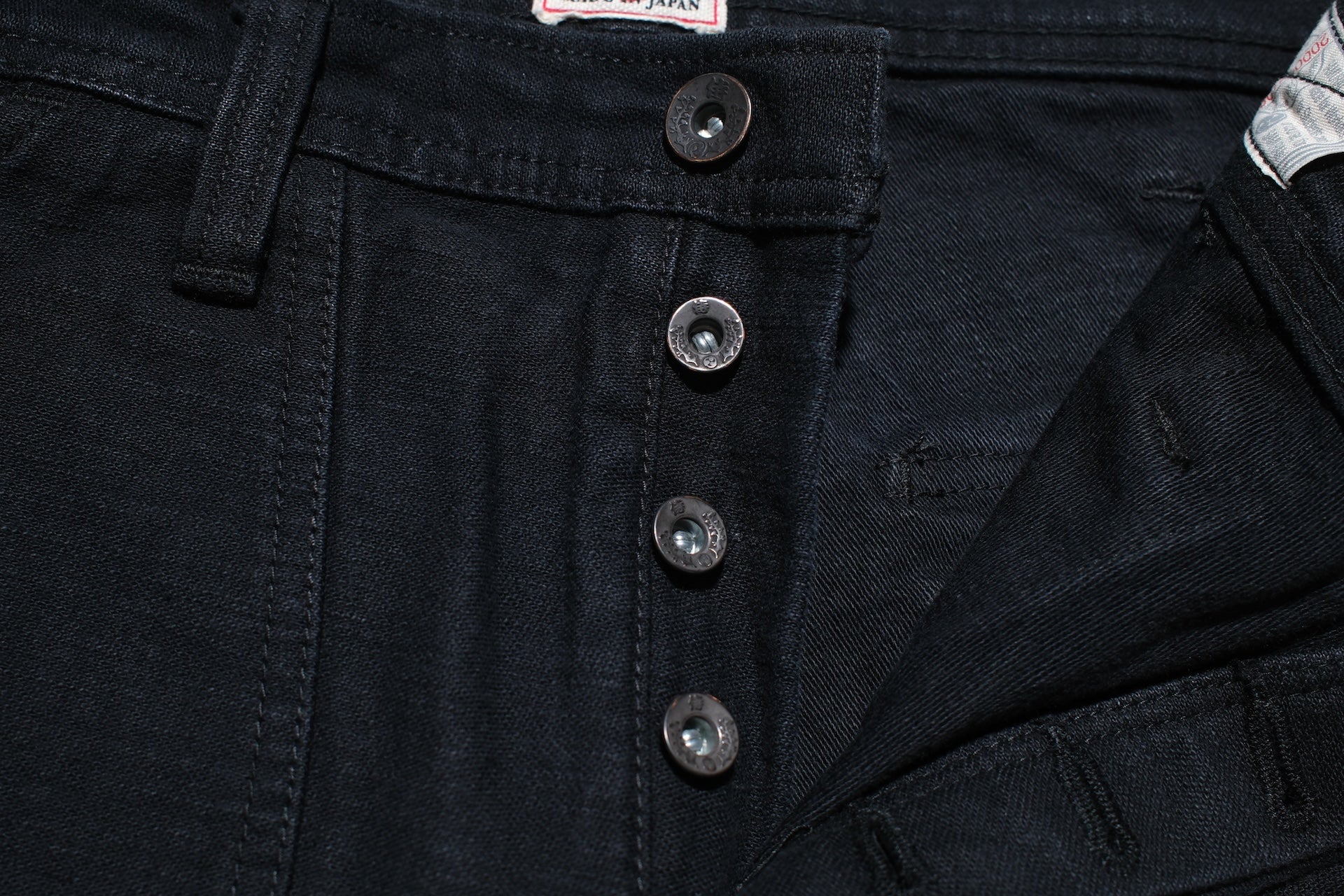 Samurai 15oz Selvage Back Satin Baker Pants (Ultimate Black)