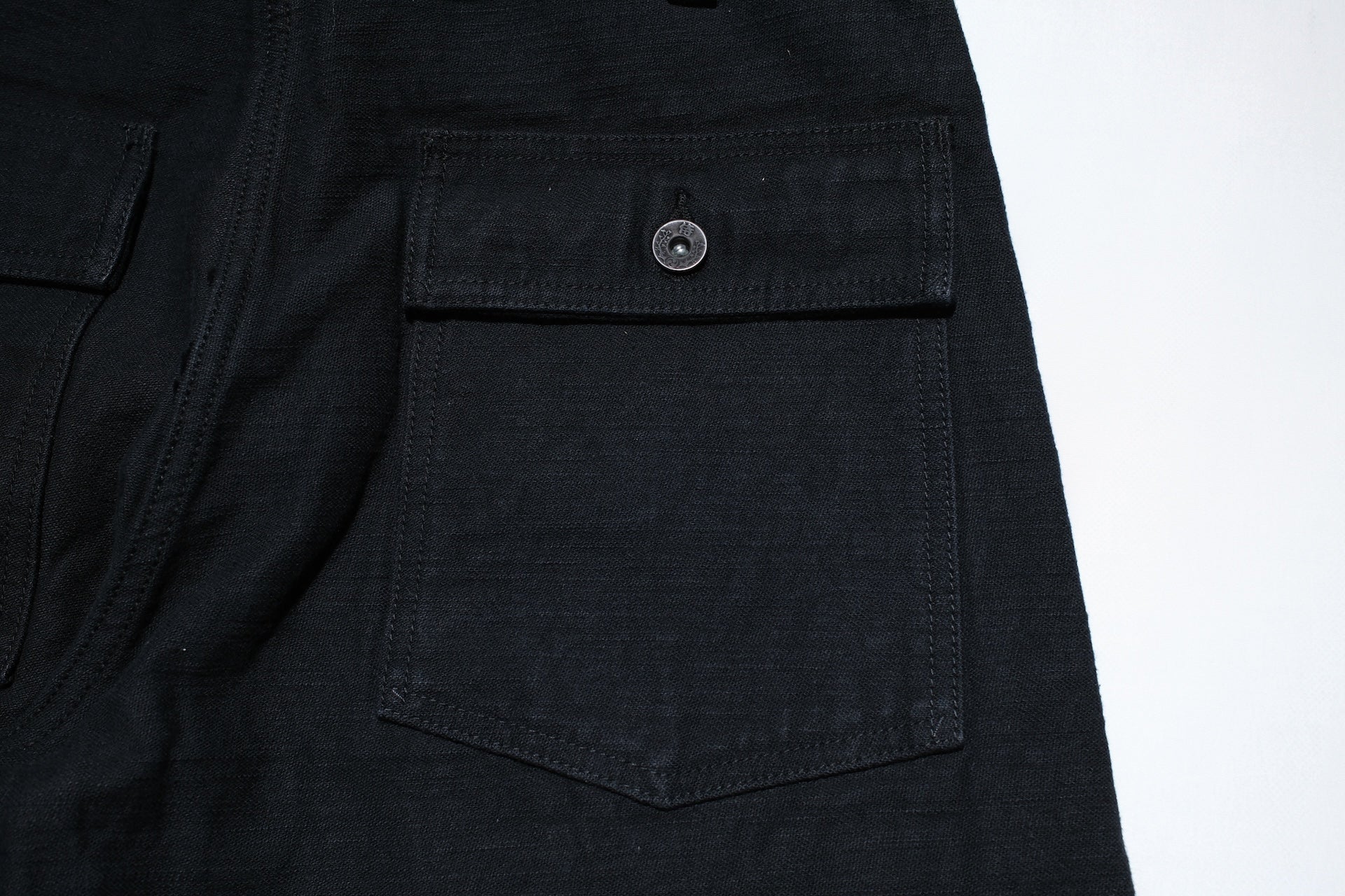 Samurai 15oz Selvage Back Satin Baker Pants (Ultimate Black)