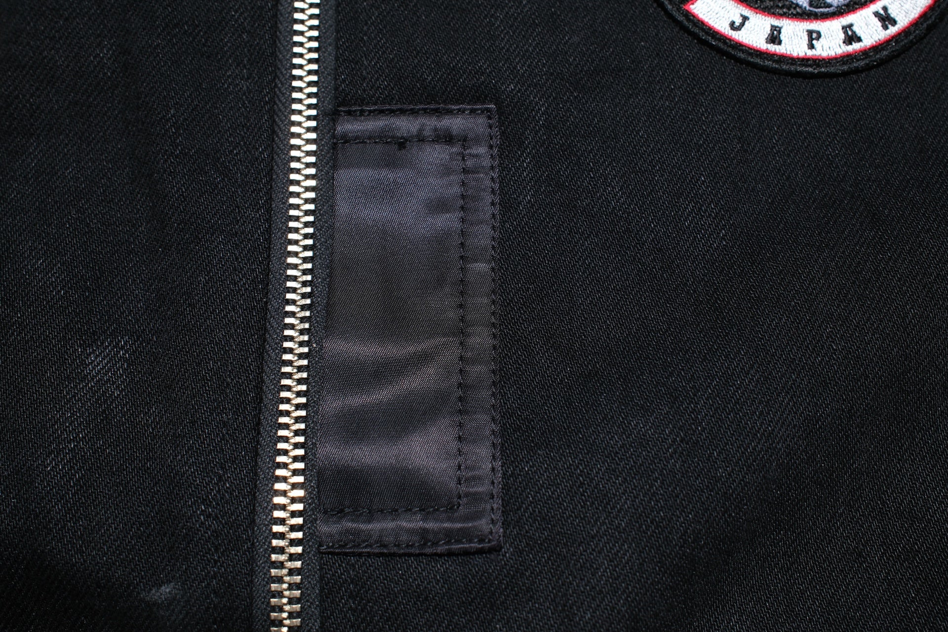 Samurai “Year of Snake” L-2 Denim Flight Jacket (Ultimate Black)