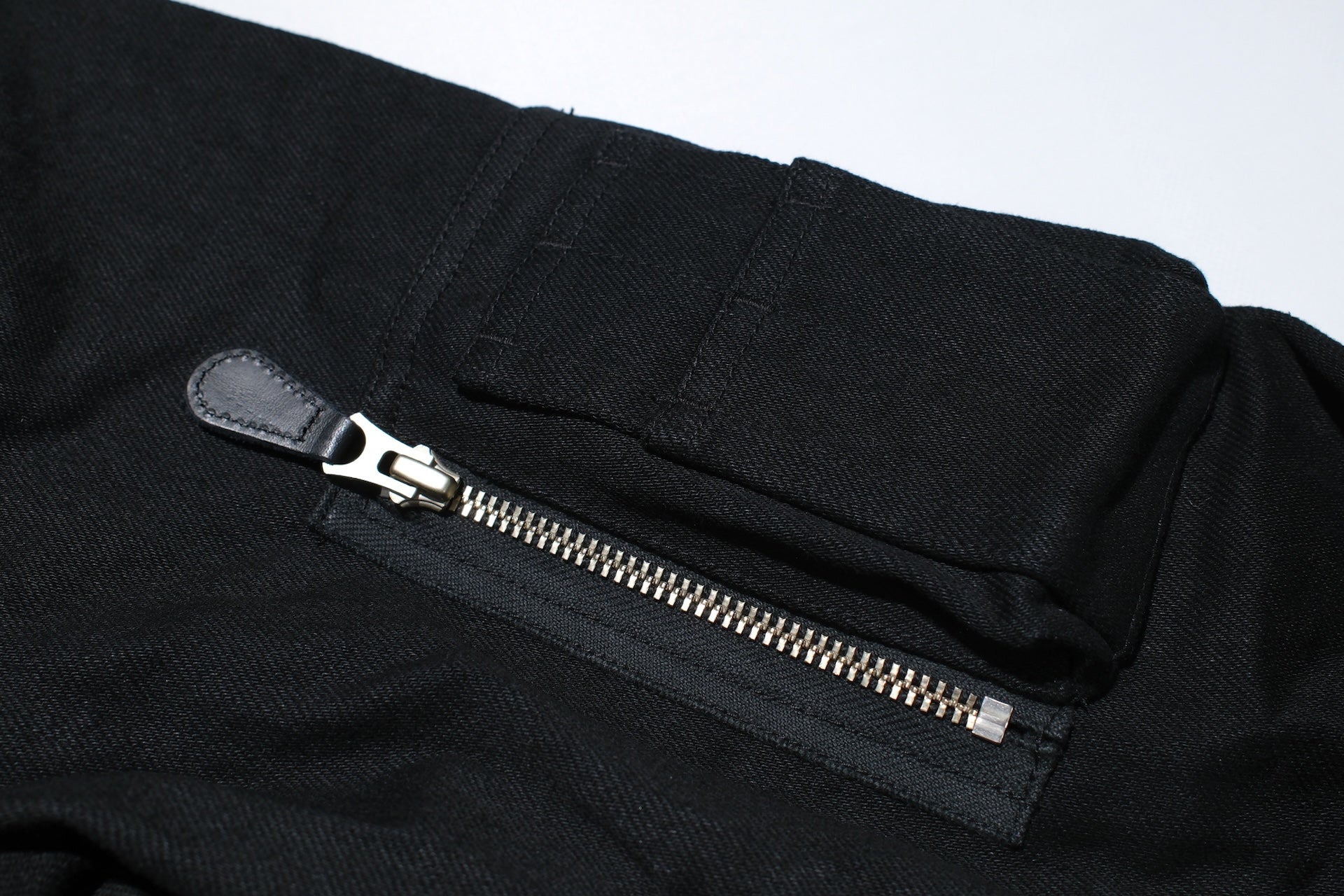 Samurai “Year of Snake” L-2 Denim Flight Jacket (Ultimate Black)