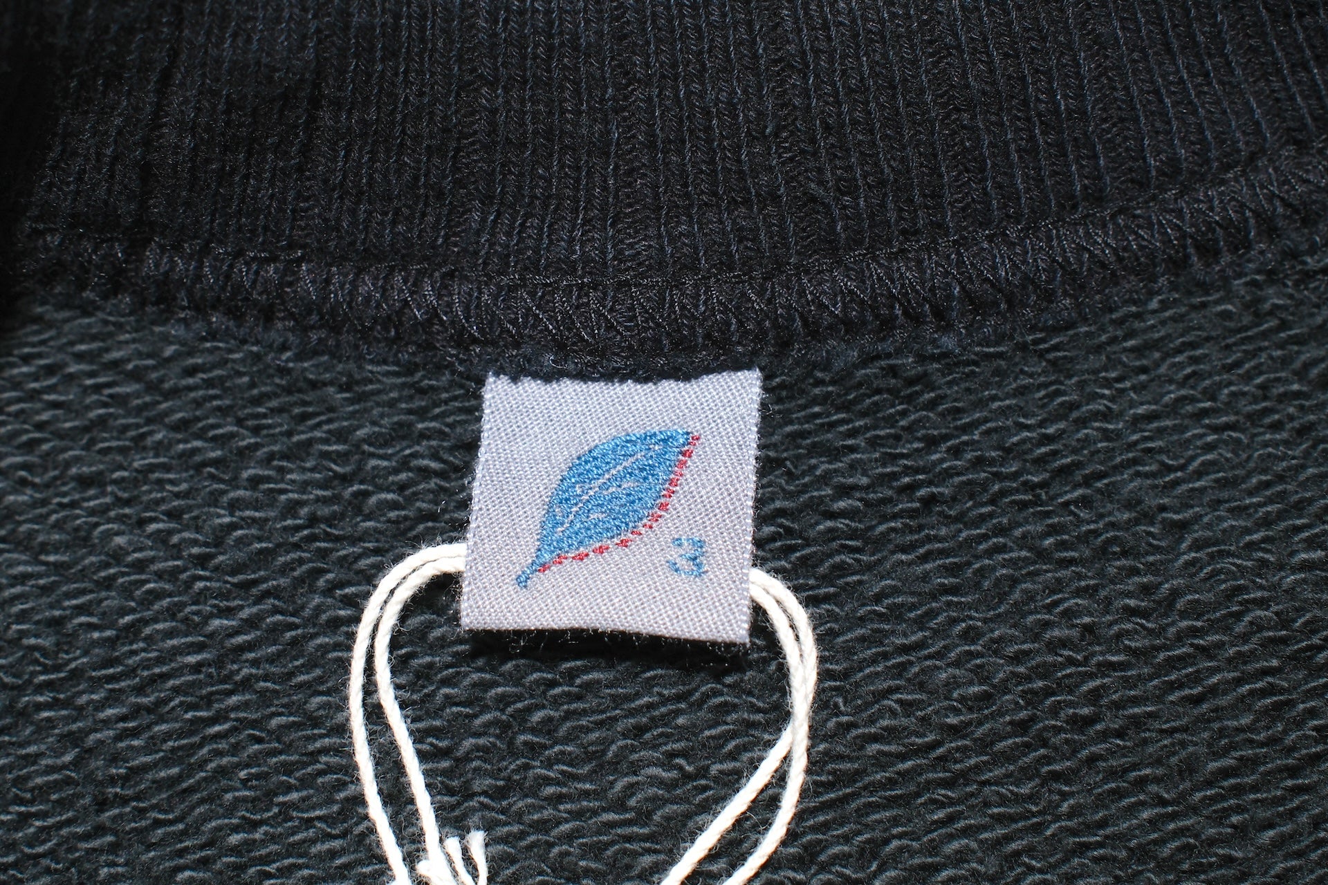 Pure Blue Japan  Indigo Dyed "Signature" Raglan Sweatshirt (Indigo X Black)