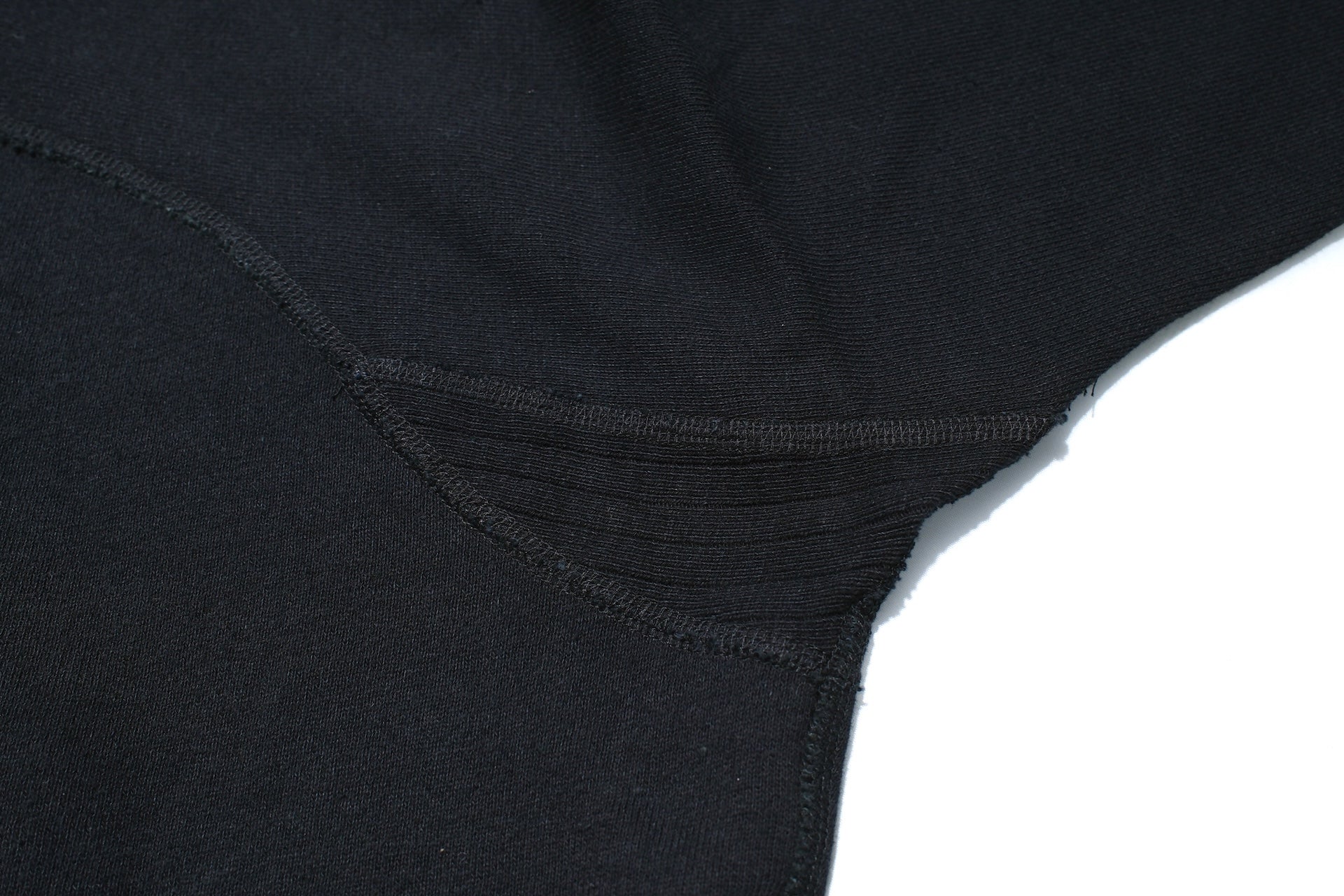 Pure Blue Japan  Indigo Dyed "Signature" Raglan Sweatshirt (Indigo X Black)
