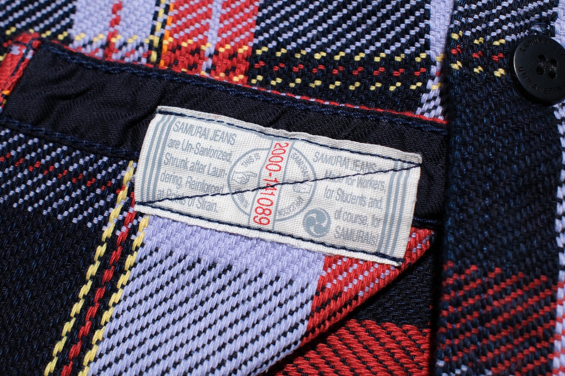 Samurai Indigo Dyed Heavyweight “Oversea Edition” Flannel Workshirt (Plum Purple)