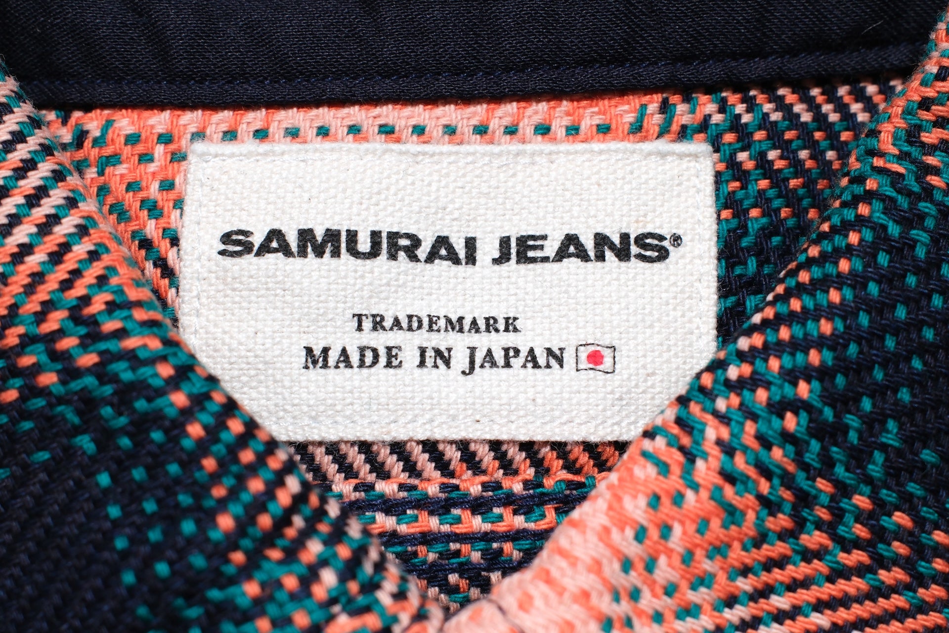 Samurai Indigo Dyed Heavyweight “Oversea Edition” Flannel Workshirt (Pink Salmon)