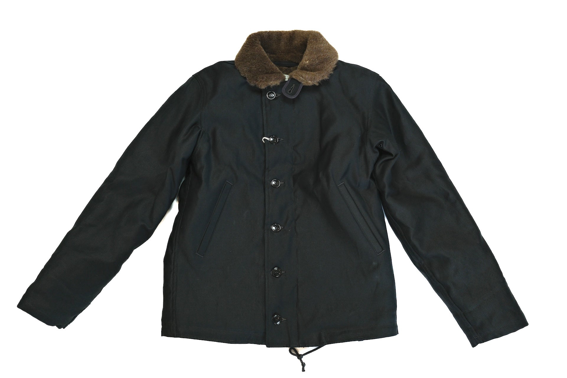 Freewheelers N-1 1940s Naval Deck Jacket (Dark Navy)