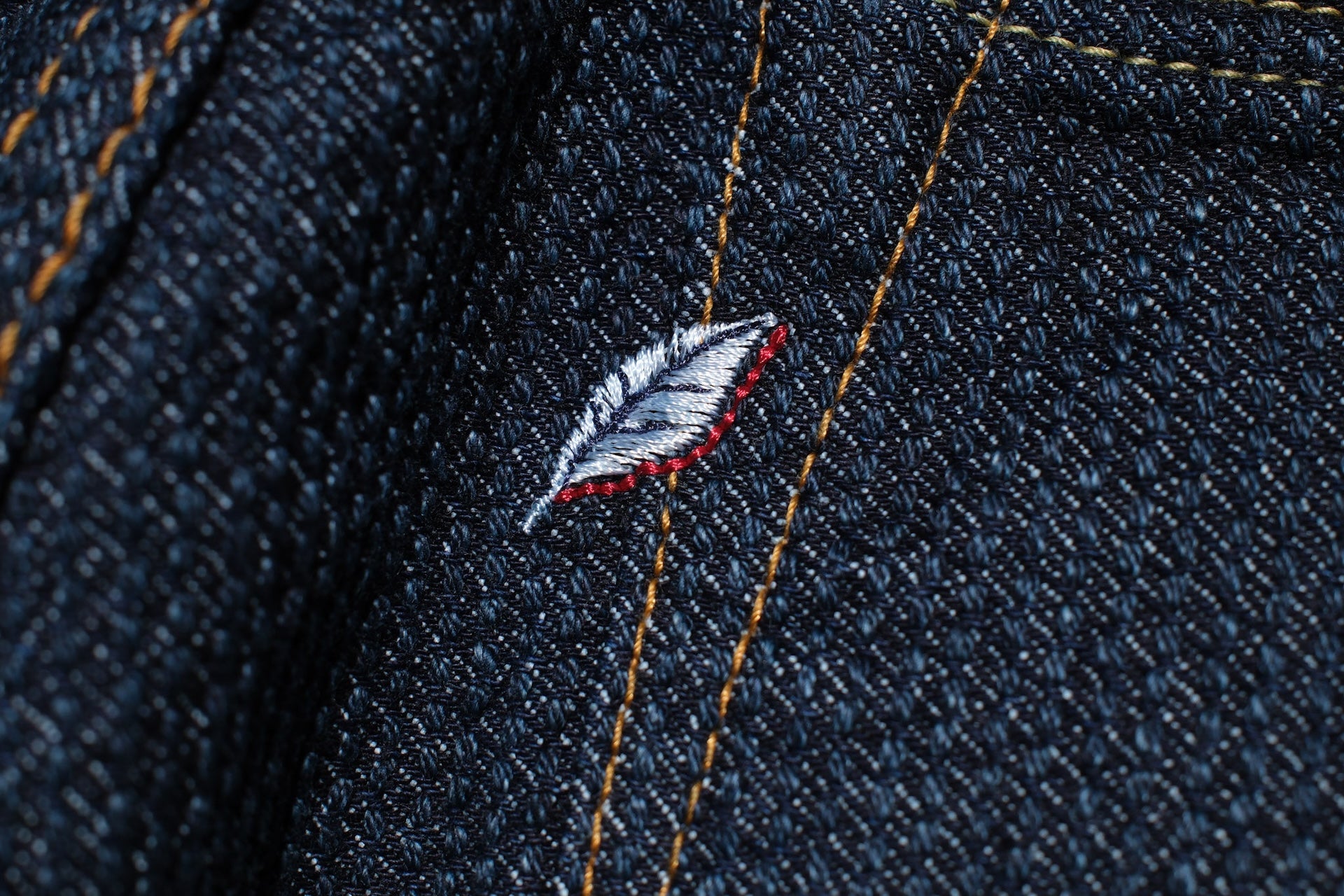 Pure Blue Japan 12.5oz "Double-Warps" Sashiko Trousers (Indigo X Indigo)