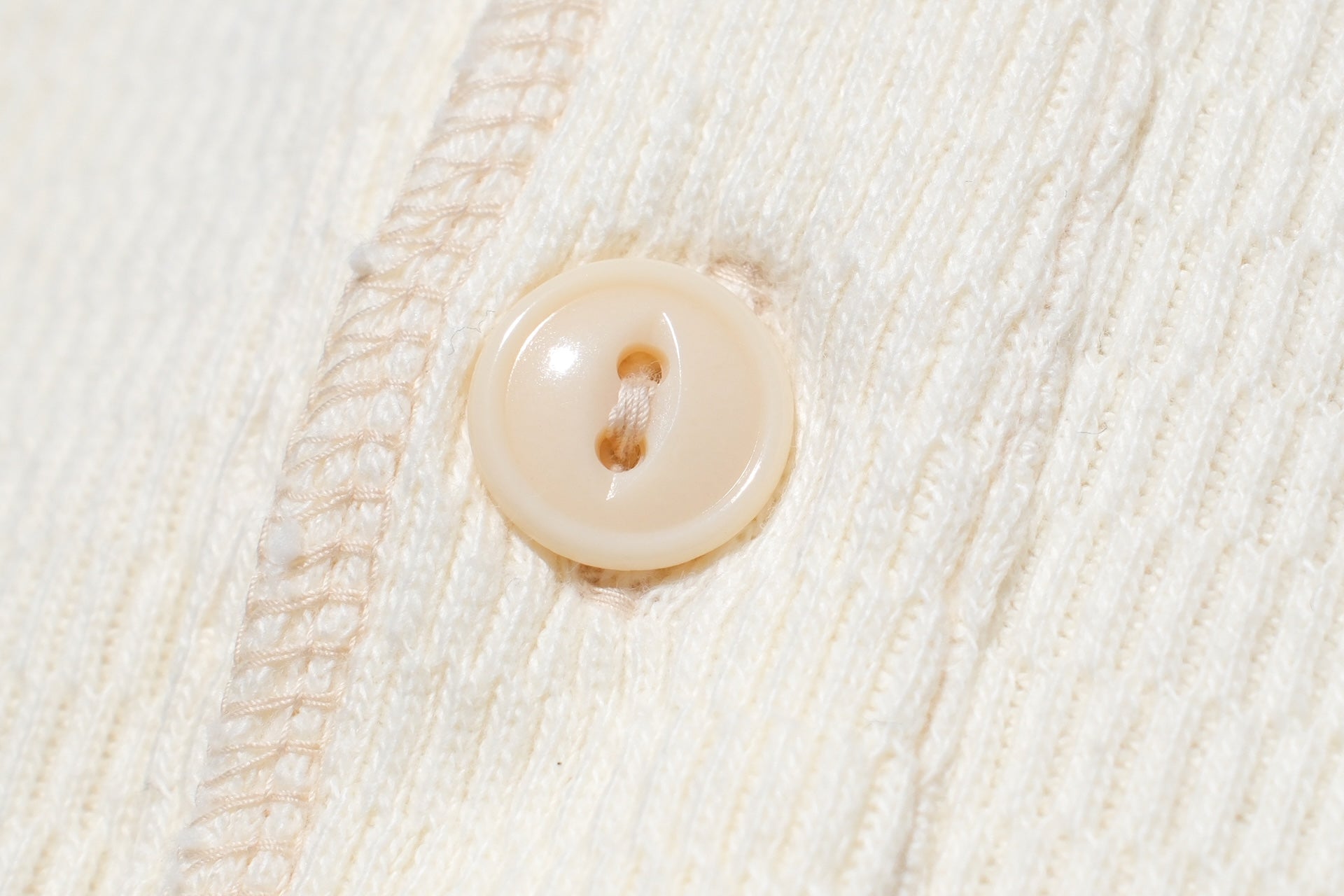 The Flat Head '26 Version "Standard" L/S Henley Thermal Tee (Ivory)