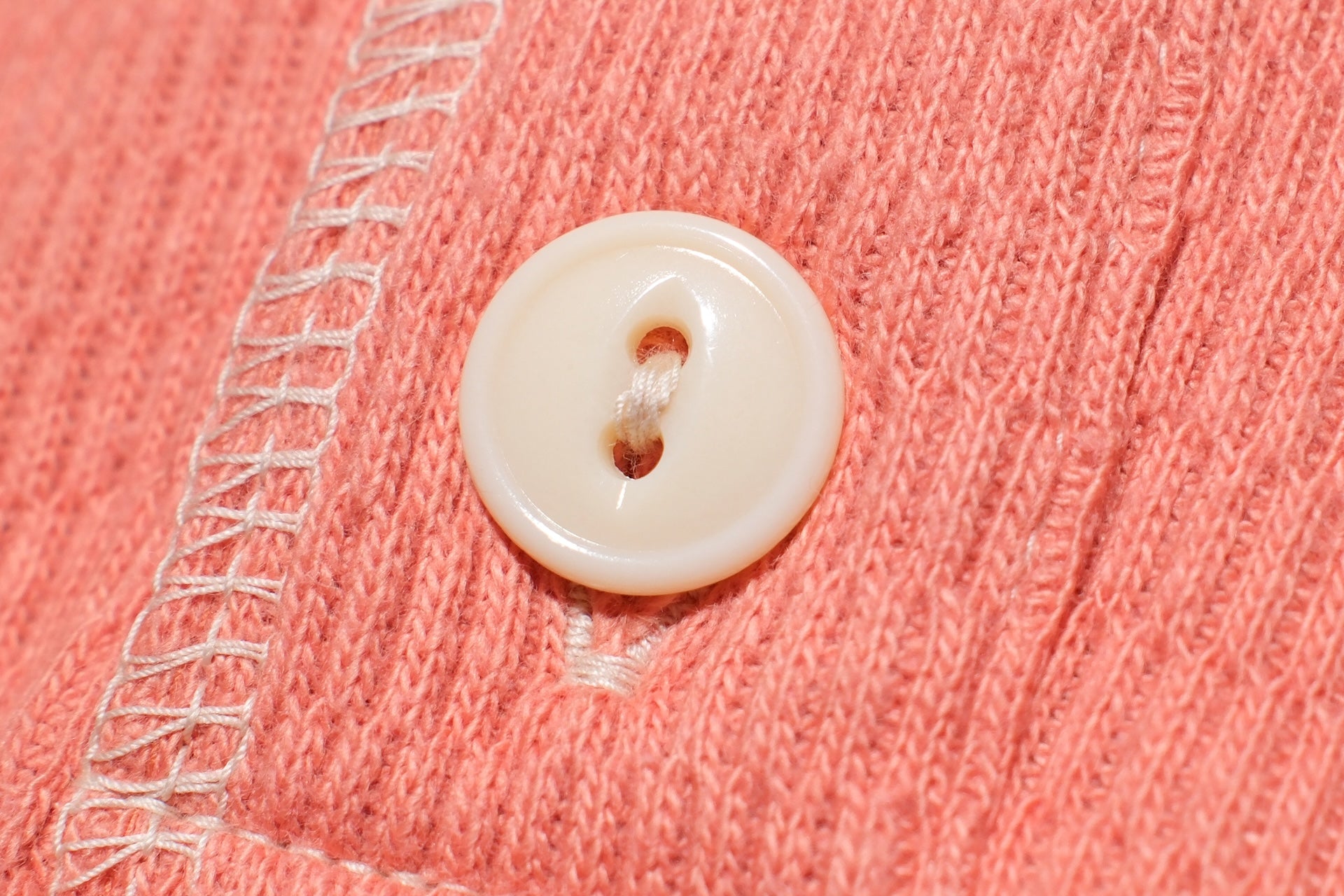 The Flat Head '26 Version "Standard" L/S Henley Thermal Tee (Salmon)