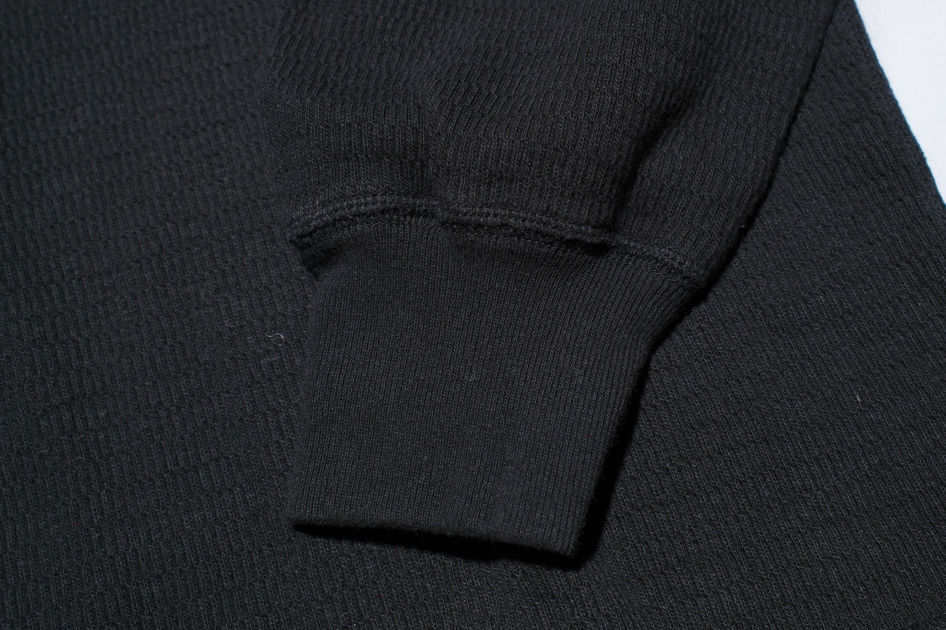 The Flat Head '26 Version "Standard" L/S Henley Thermal Tee (Black)