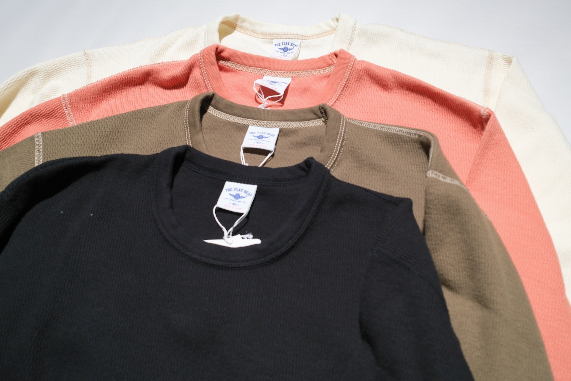 The Flat Head '26 Version "Standard" L/S Thermal Tee (Black)