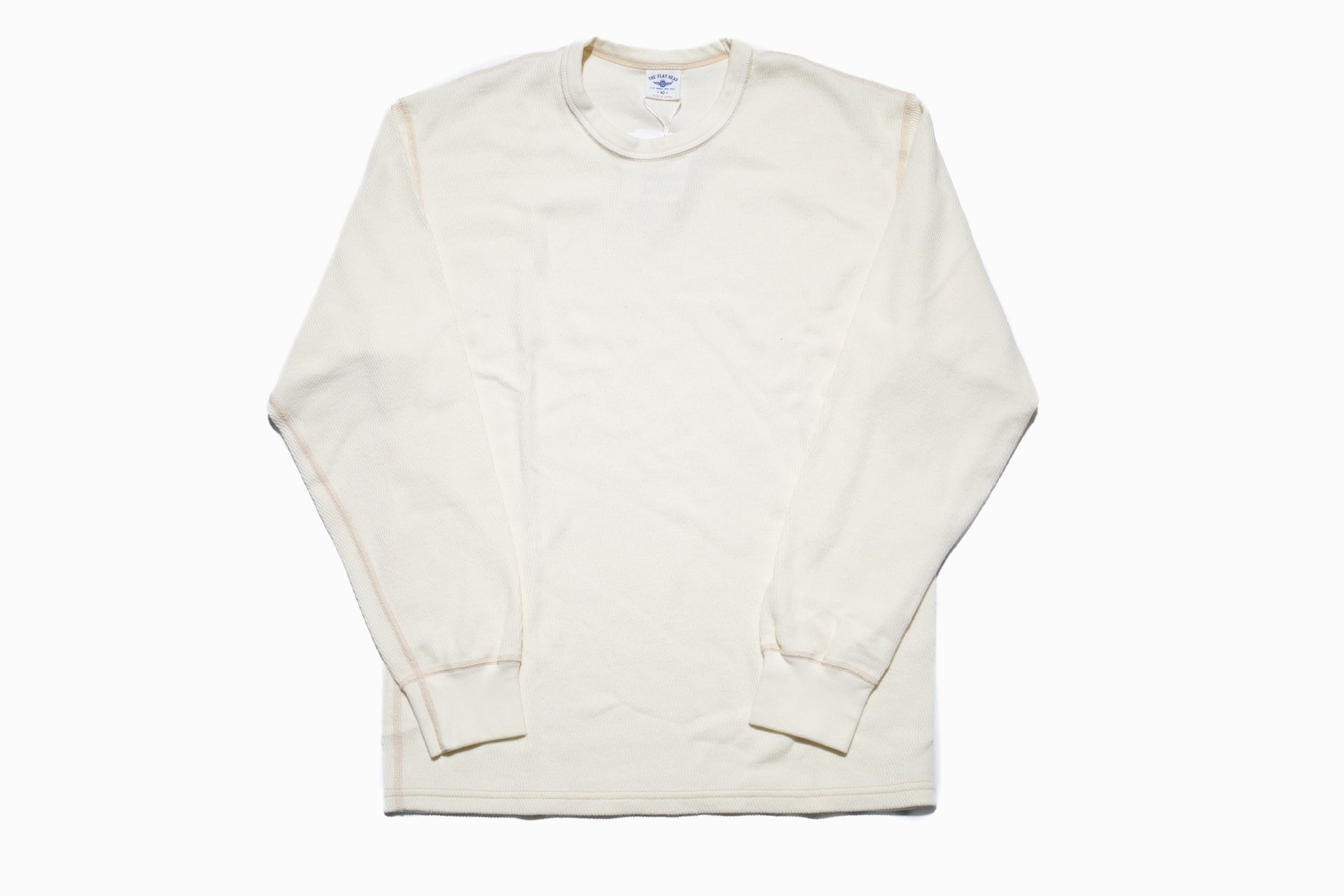 The Flat Head '26 Version "Standard" L/S Thermal Tee (Ivory)