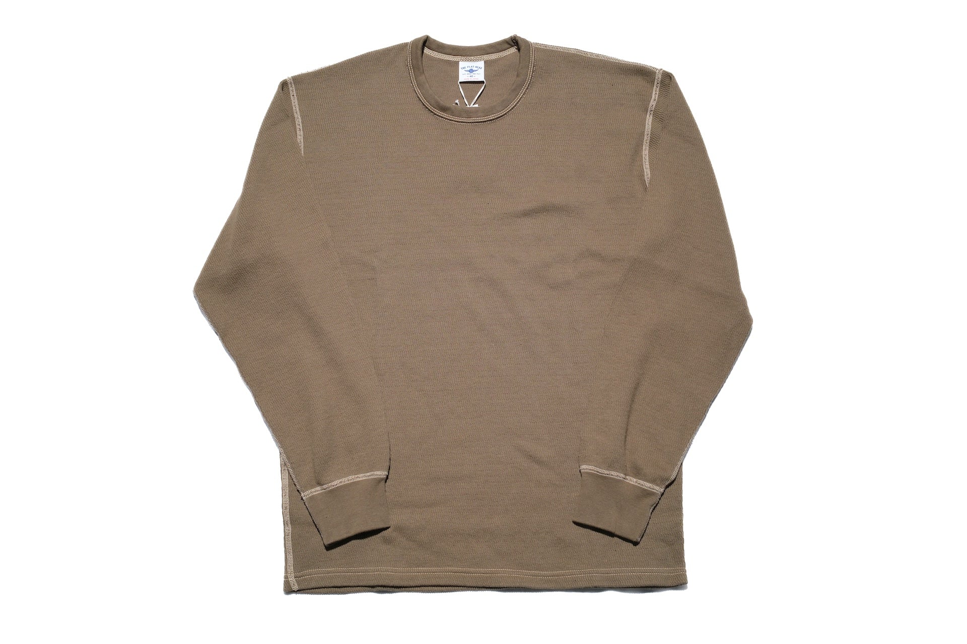 The Flat Head '26 Version "Standard" L/S Thermal Tee (Olive)
