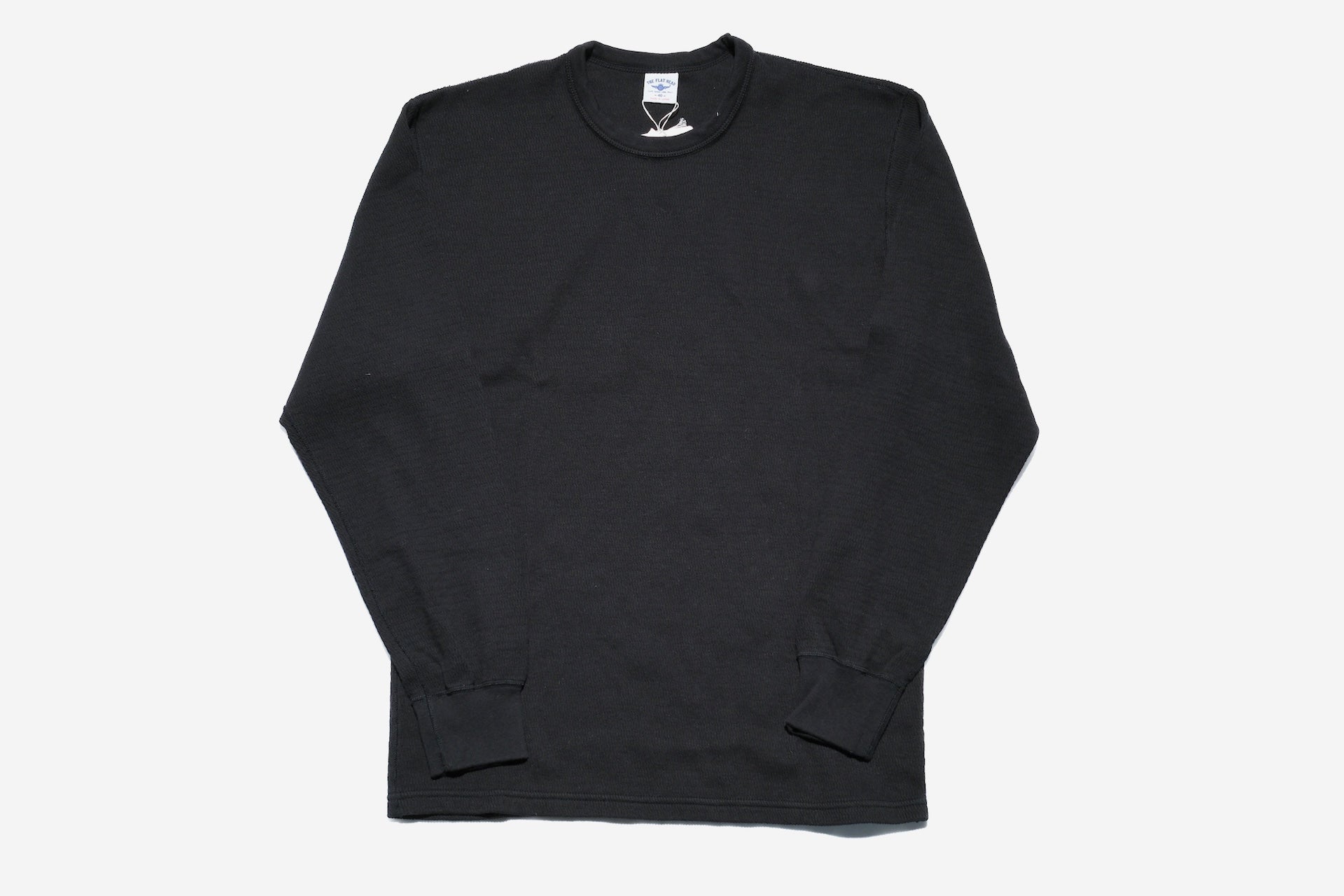 The Flat Head '26 Version "Standard" L/S Thermal Tee (Black)