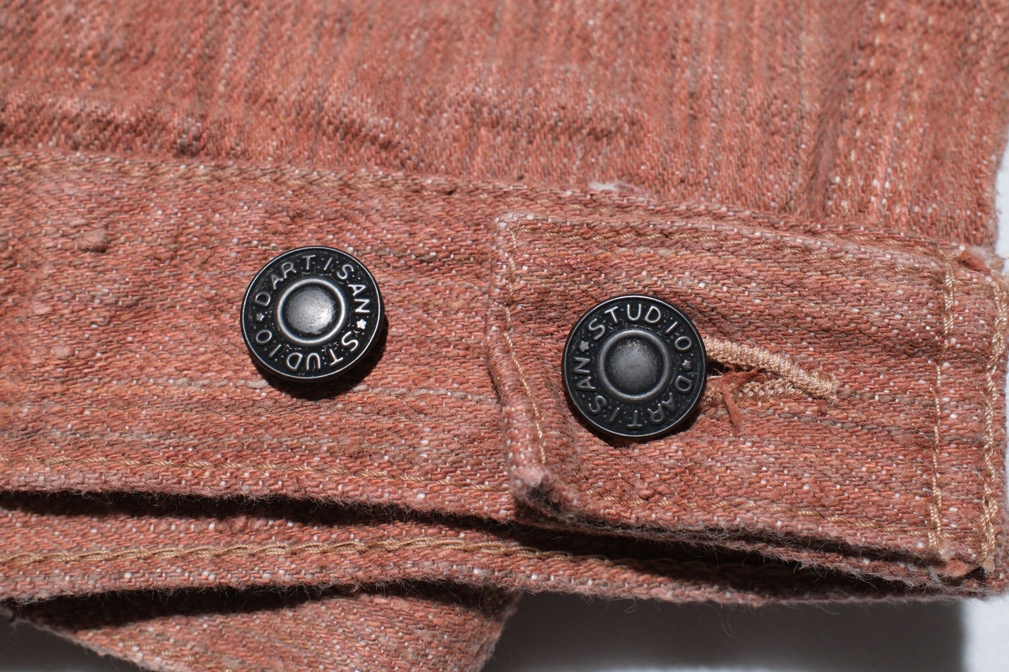 Studio D'Artisan 16oz Kakishibu Dyed “Extreme-Slub” 45TH Anniversary Limited Type II Denim Jacket