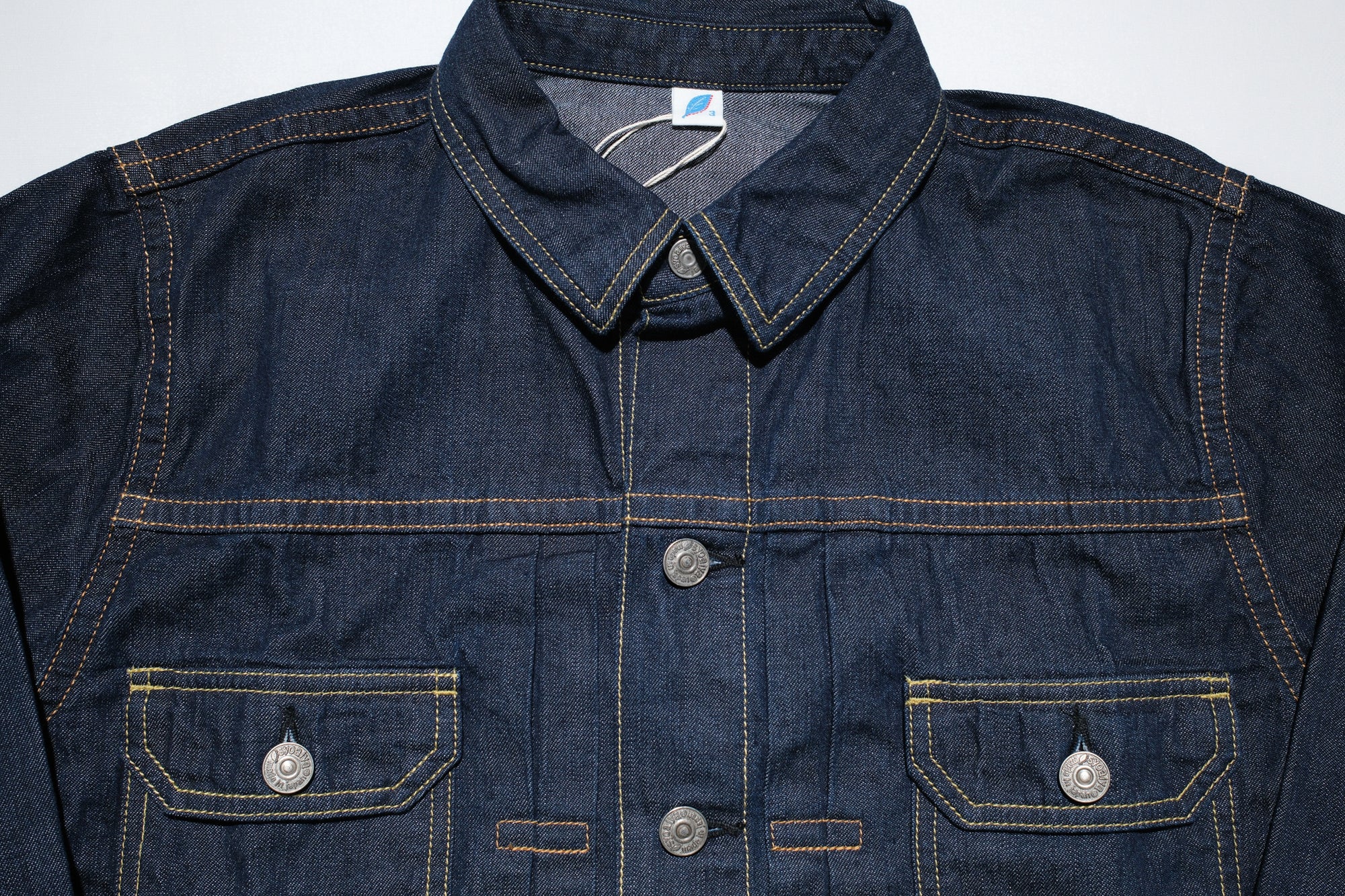 Pure Blue Japan 8oz Denim "Type 2" Jacketed Shirt (Grand Indigo)