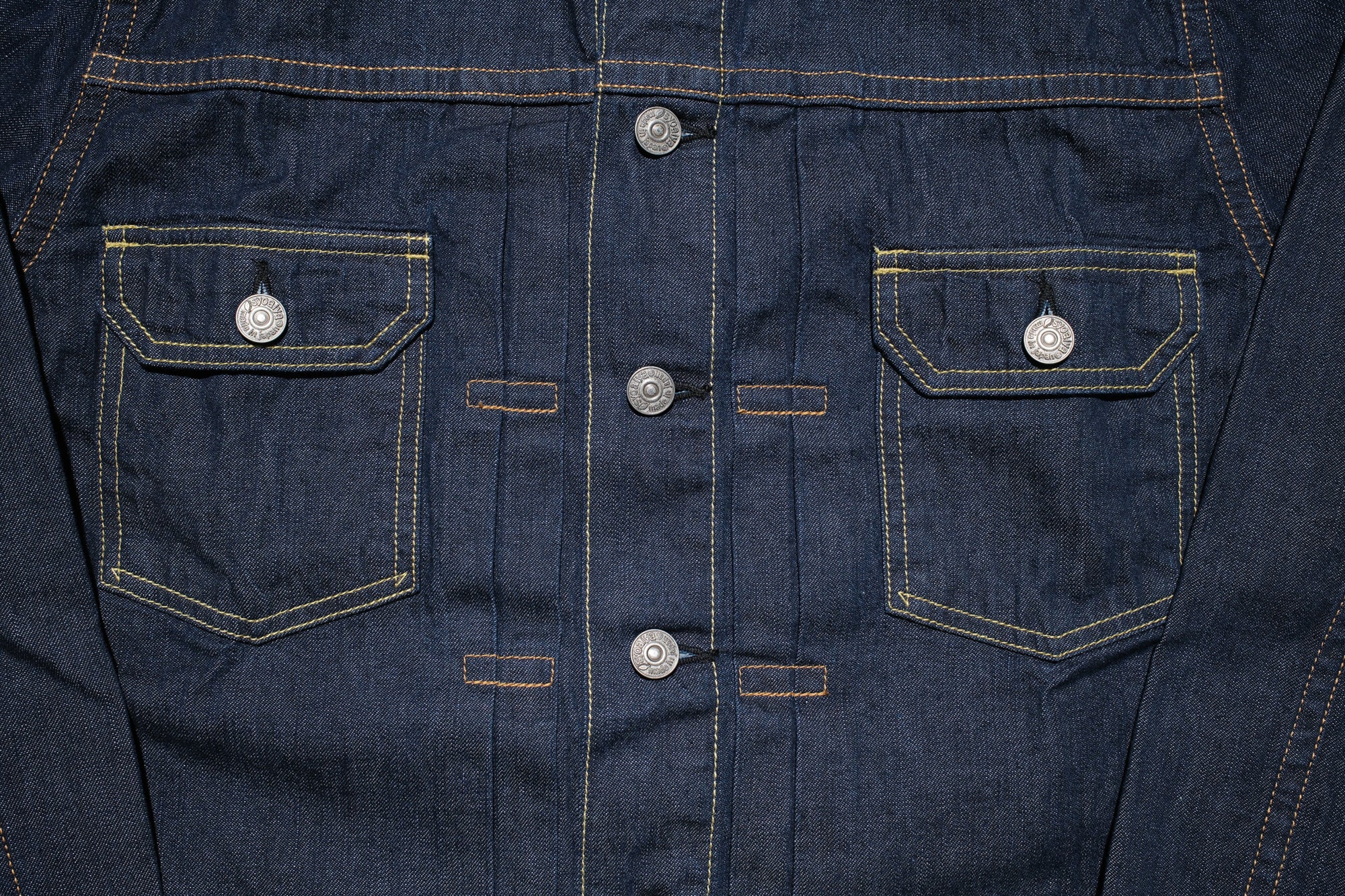 Pure Blue Japan 8oz Denim "Type 2" Jacketed Shirt (Grand Indigo)