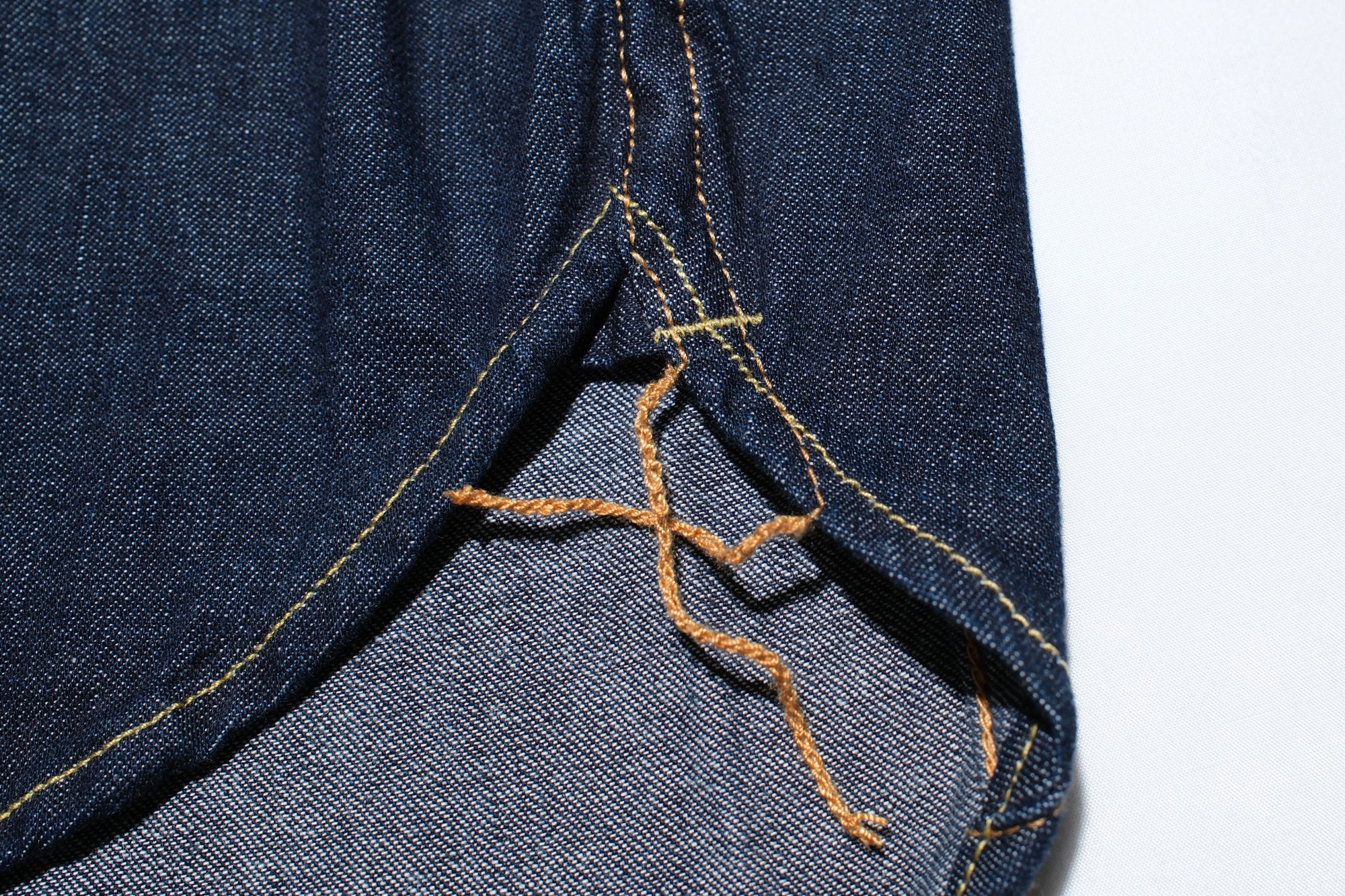 Pure Blue Japan 8oz Denim "Type 2" Jacketed Shirt (Grand Indigo)