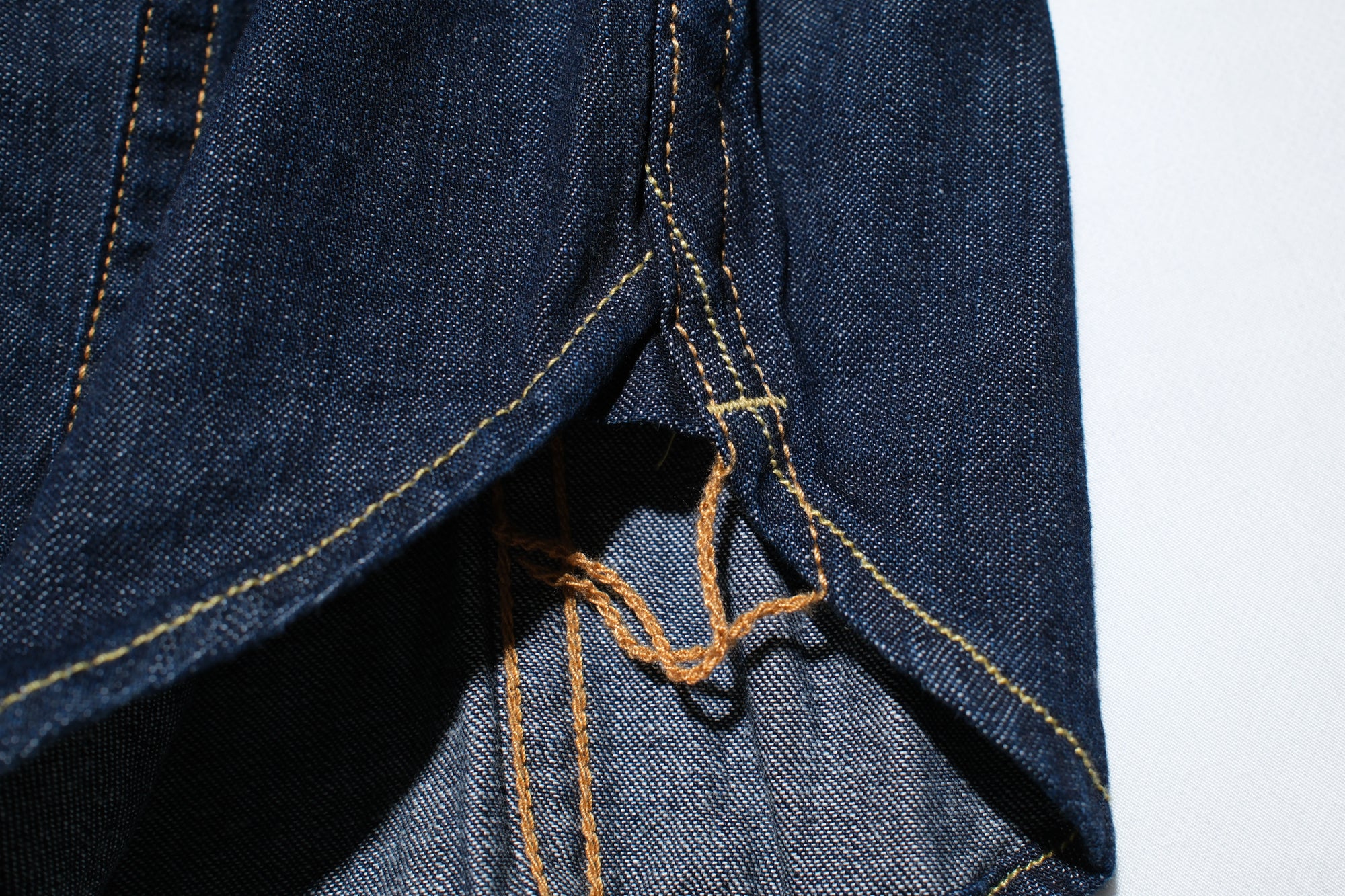 Pure Blue Japan 8oz Denim "Type 3" Jacketed Shirt (Grand Indigo)