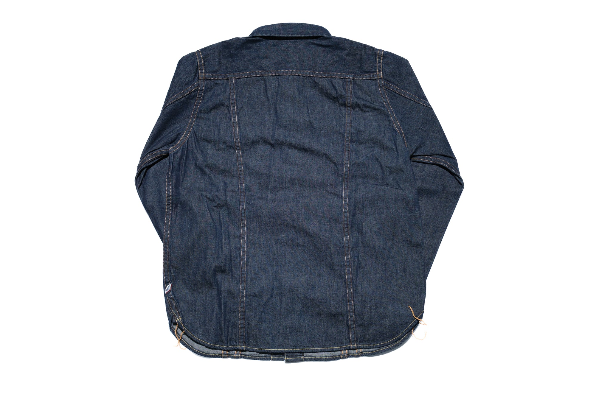 Pure Blue Japan 8oz Denim "Type 3" Jacketed Shirt (Grand Indigo)