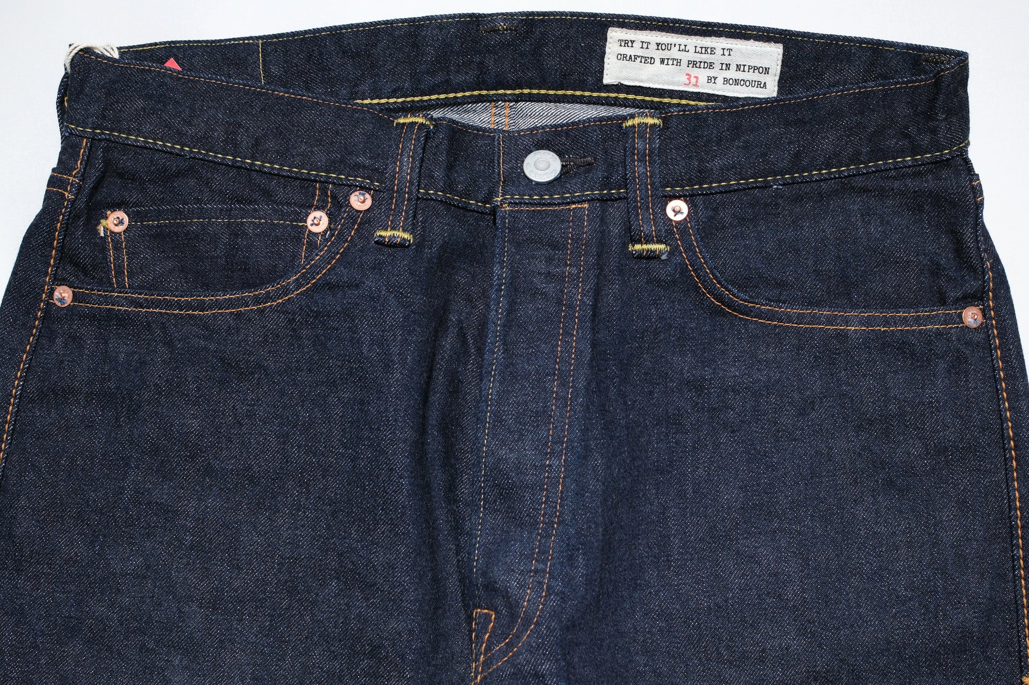 BONCOURA 15oz XX Indigo Denim (Classic Straight Fit)