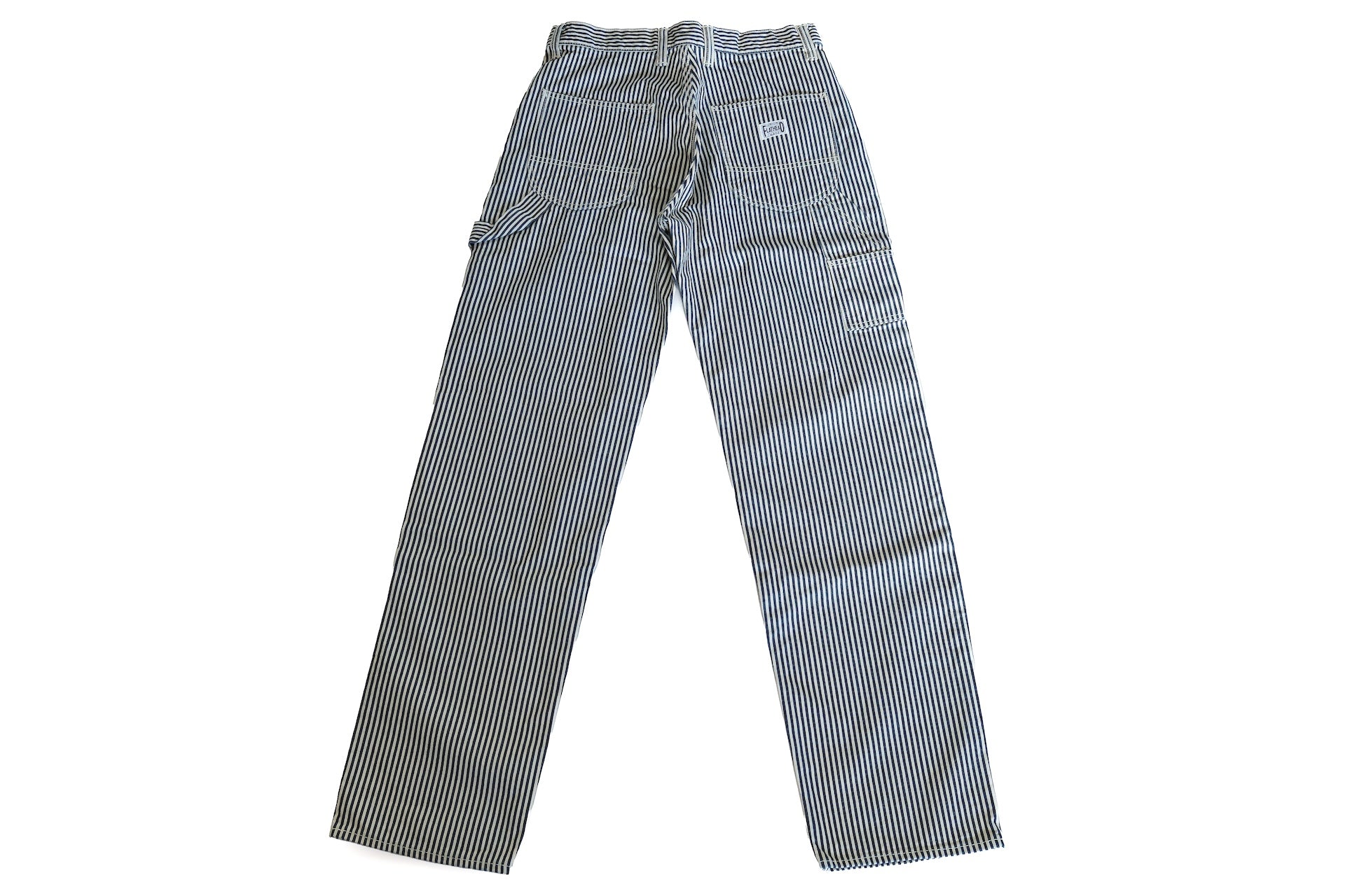 The Flat Head 11oz Indigo Dyed Hickory Painter Pants (Straight Tapered fit)