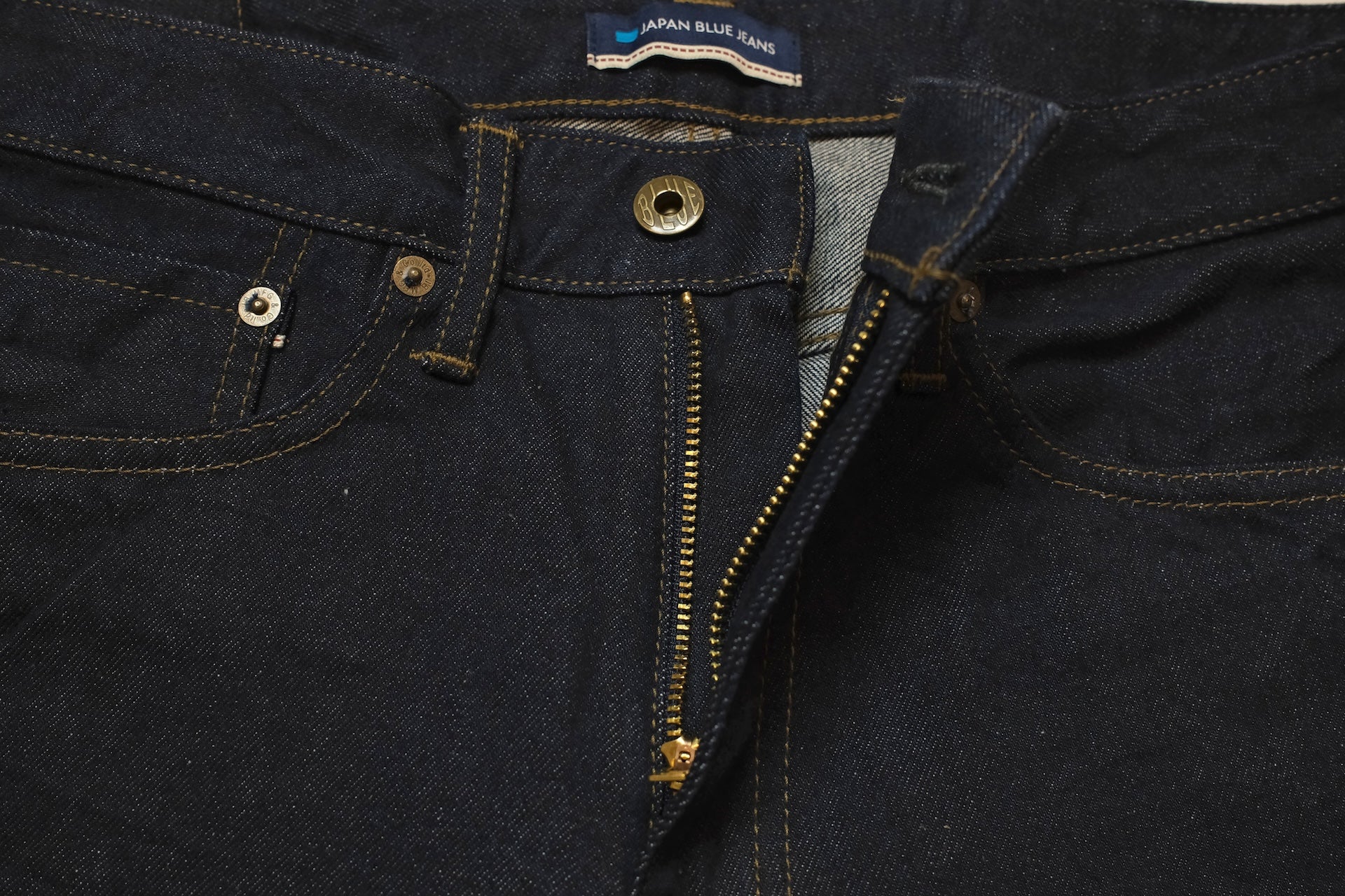 Japan Blue 12.5oz J305 'Circle' Stretch Denim (Straight Tapered Fit)