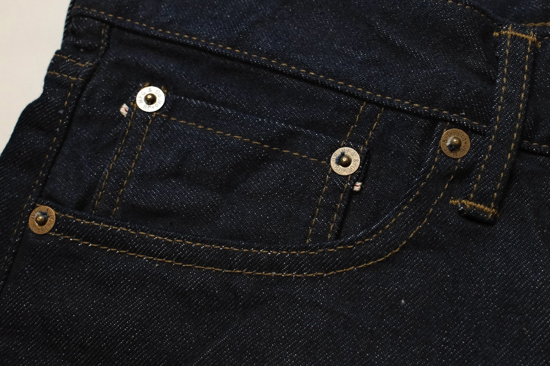 Japan Blue 12.5oz J205 'Circle' Stretch Denim (Slim Tapered Fit)