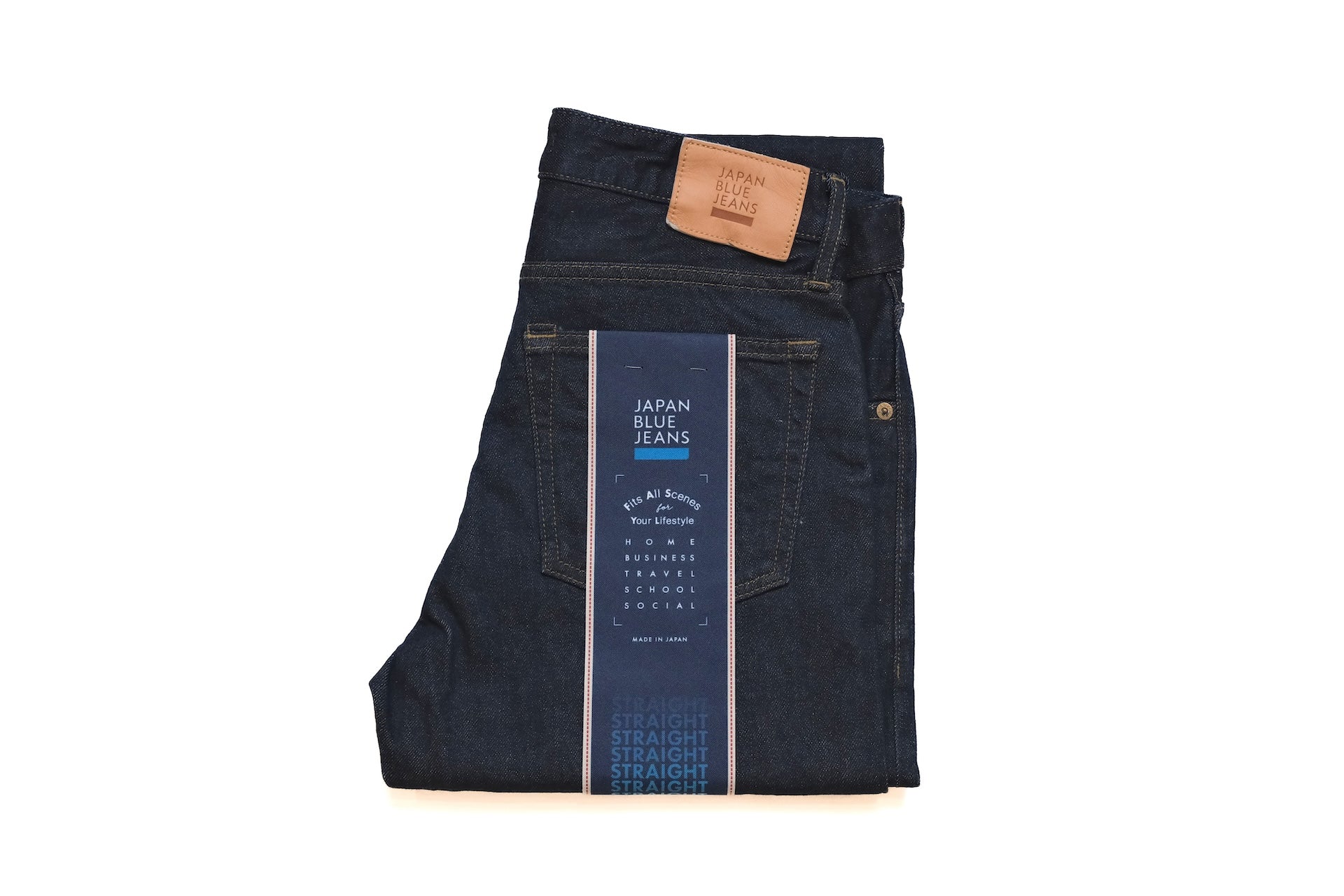 Japan Blue 12.5oz J305 'Circle' Stretch Denim (Straight Tapered Fit)