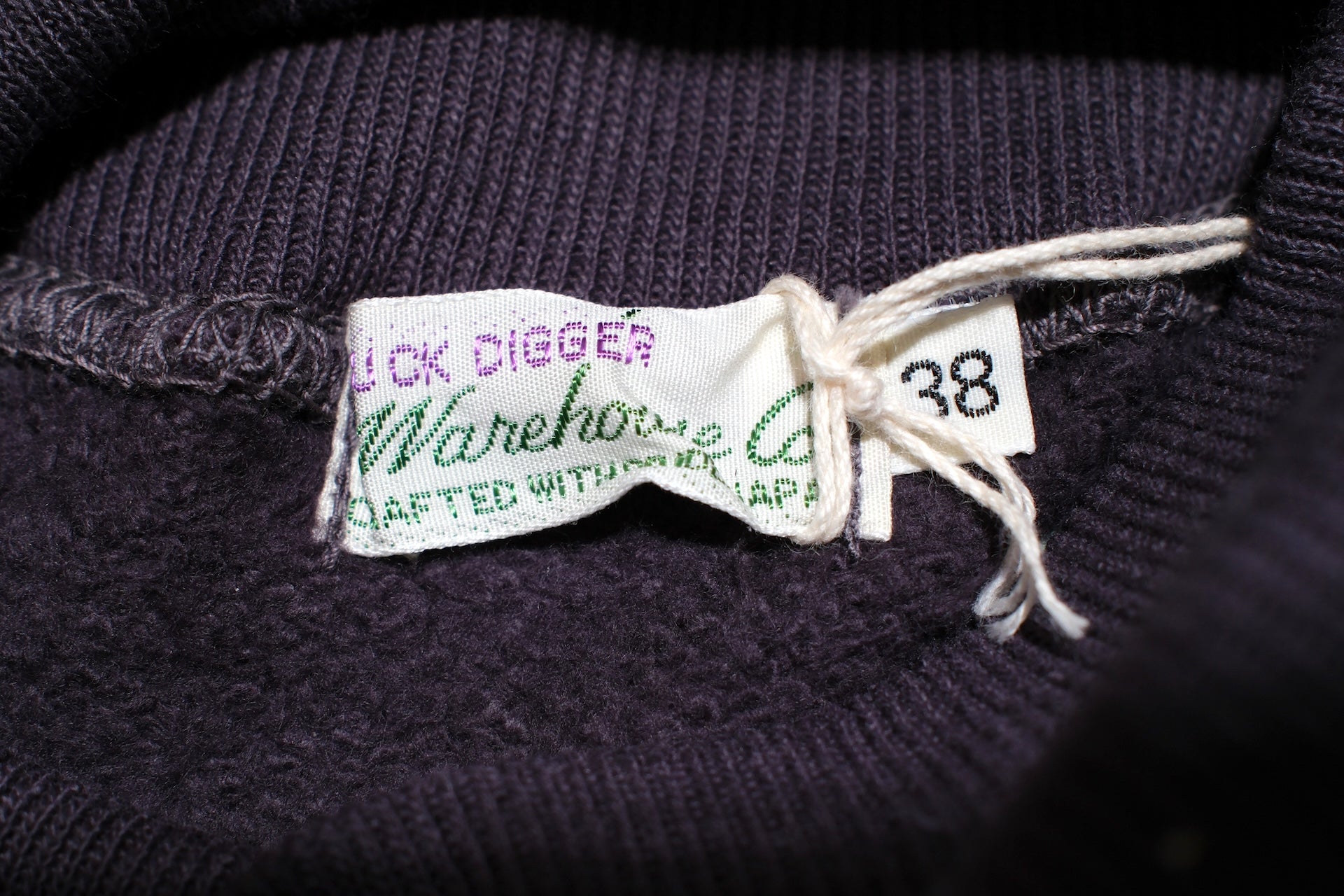 Warehouse Co. Lot. 468 10oz "High-Neck" Loopwheeled Sweatshirt (Navy)