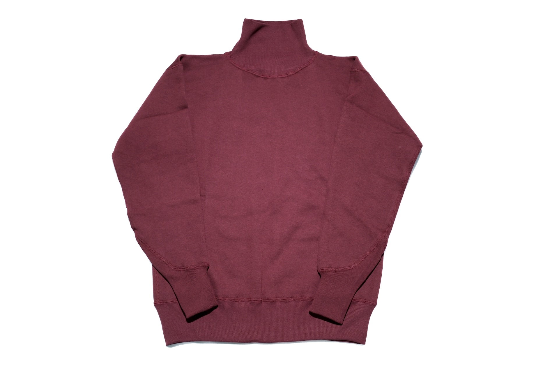 Warehouse Co. Lot. 468 10oz "High-Neck" Loopwheeled Sweatshirt (Burgundy)