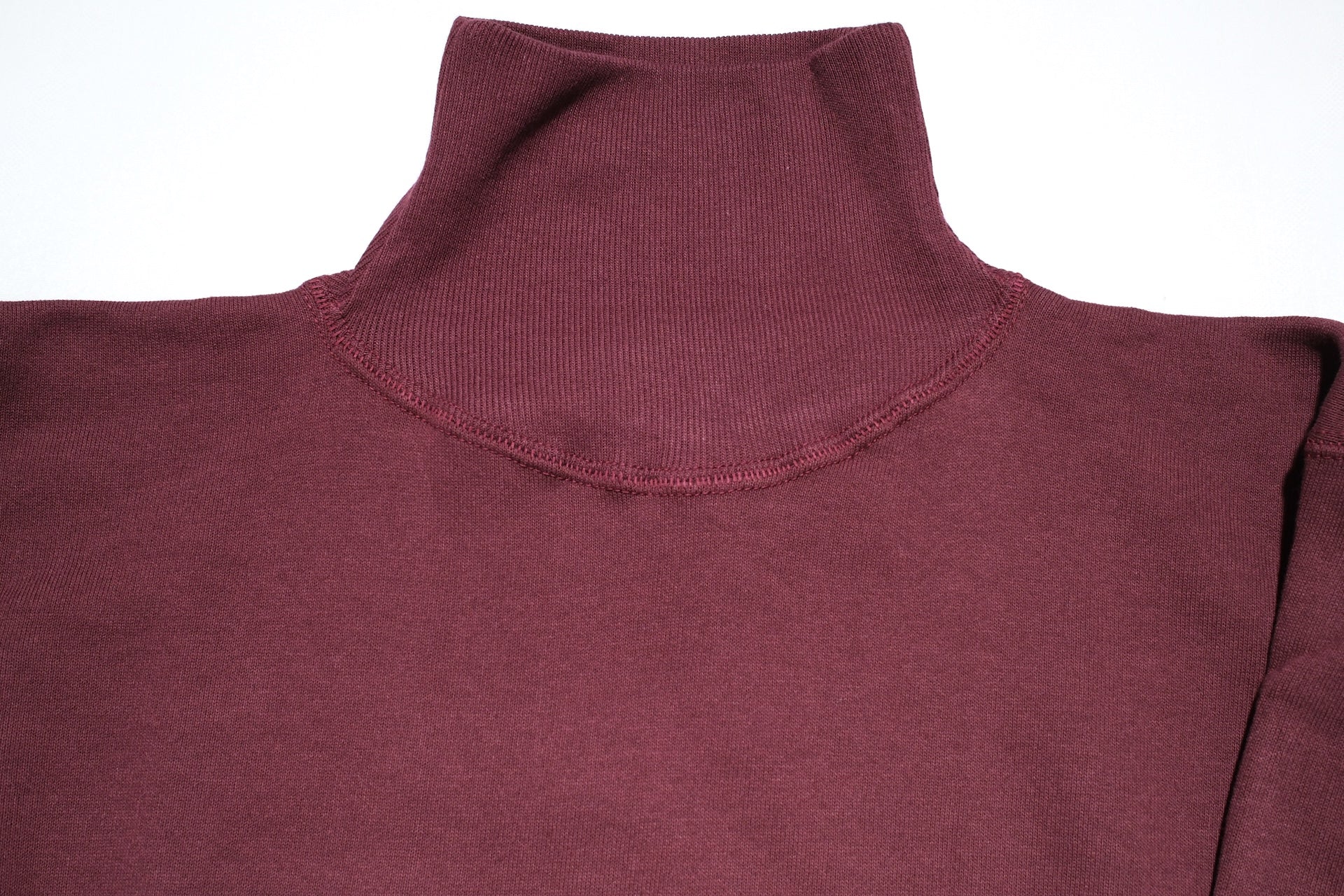 Warehouse Co. Lot. 468 10oz "High-Neck" Loopwheeled Sweatshirt (Burgundy)