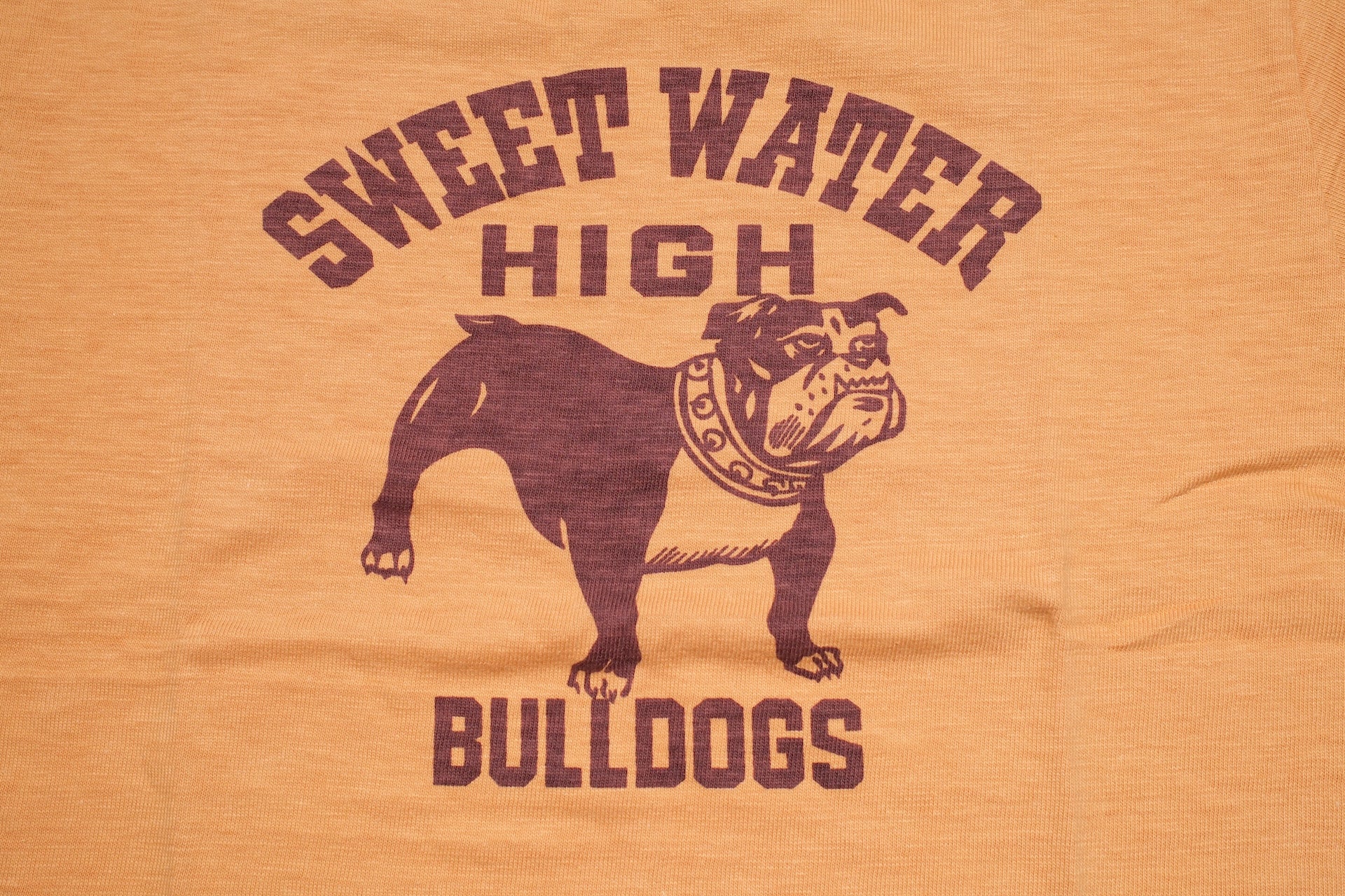 Warehouse Co. 5.5oz "Sweet Water" 'Bamboo Textured' Tee (Orange)