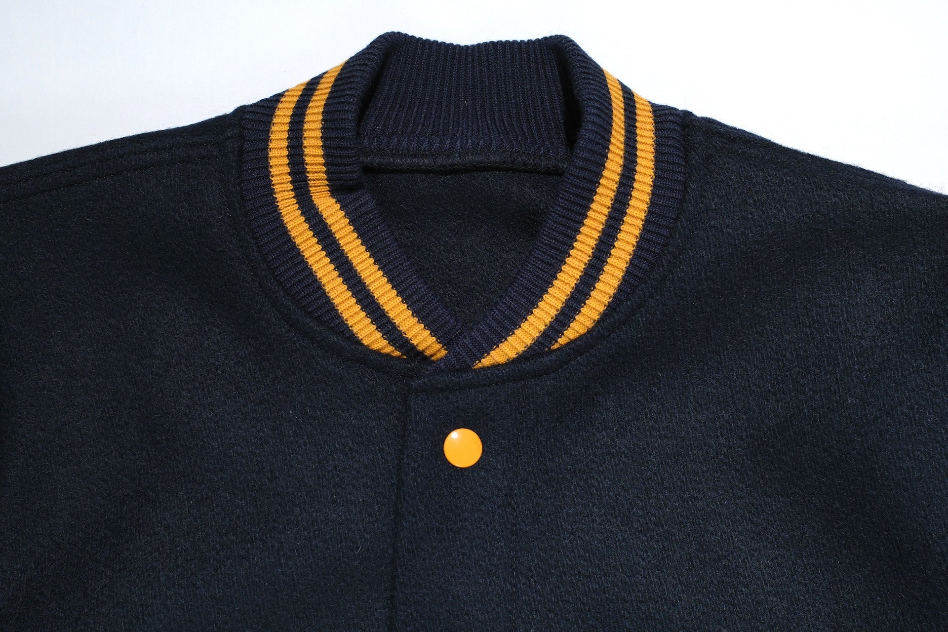 Warehouse Co. 1950s U.S Navy Melton Wool Varsity Jacket (Navy)