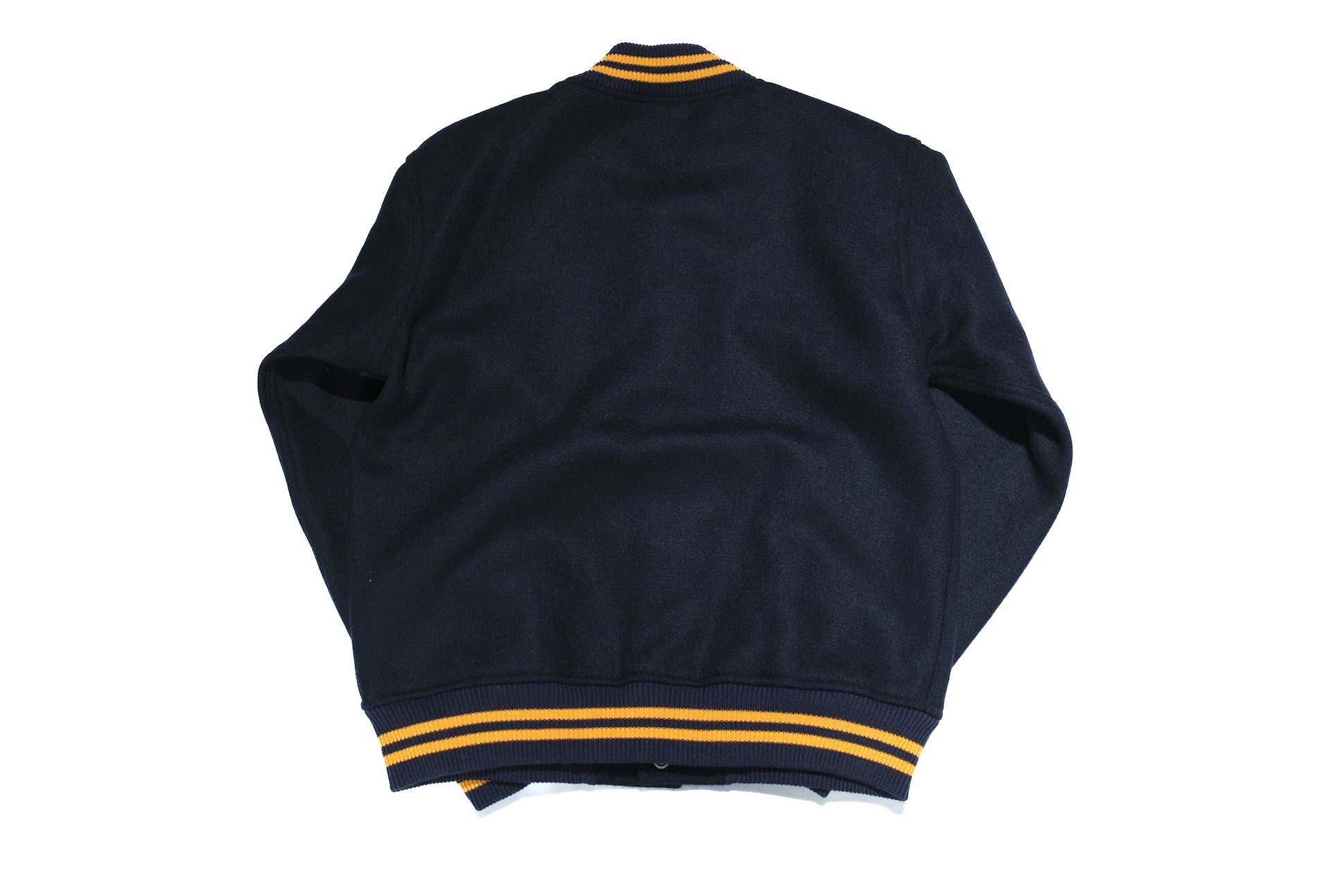 Warehouse Co. 1950s U.S Navy Melton Wool Varsity Jacket (Navy)