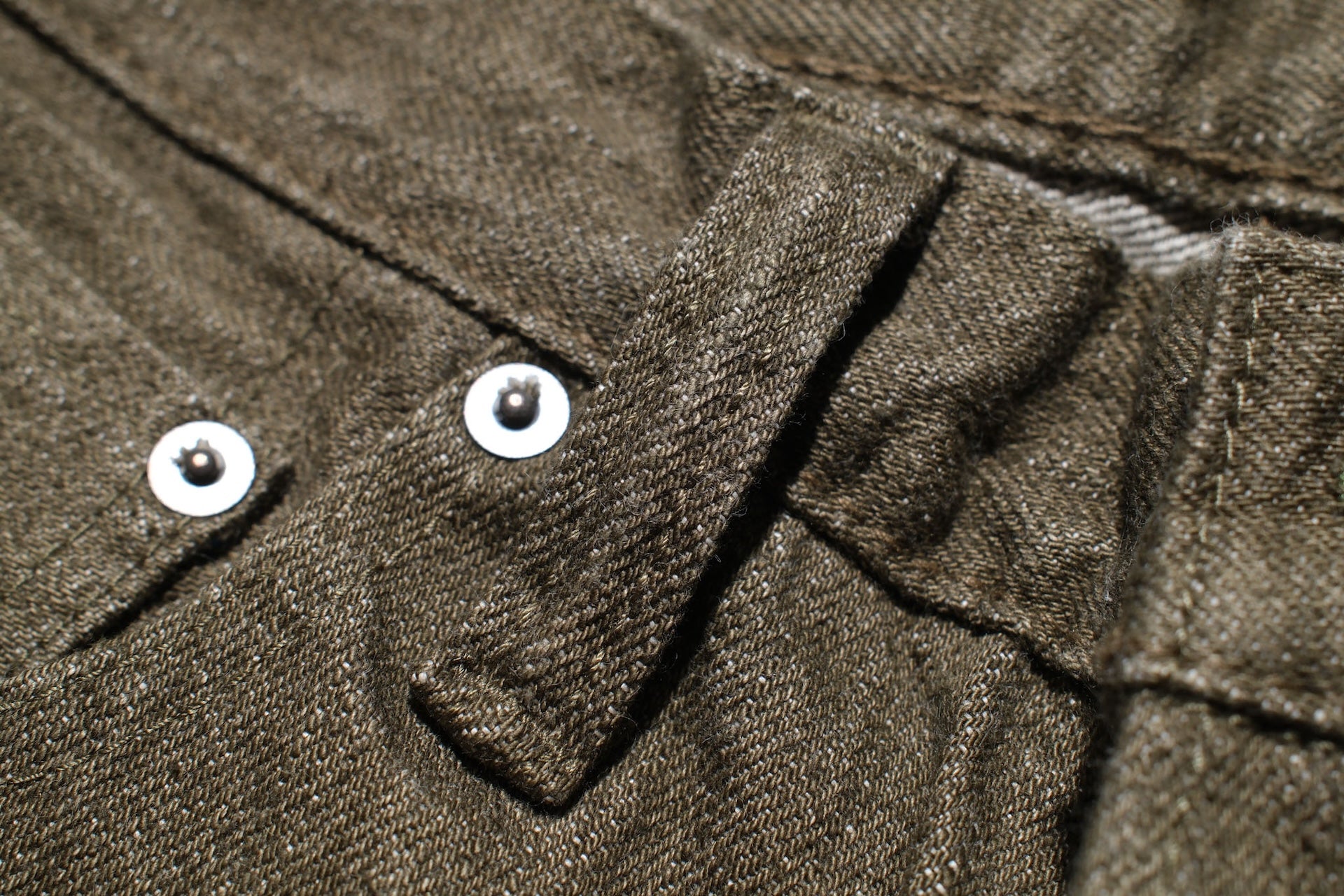 Pure Blue Japan 14oz OL-14oz-013 "Olive Branch" Denim (Slim Tapered fit)