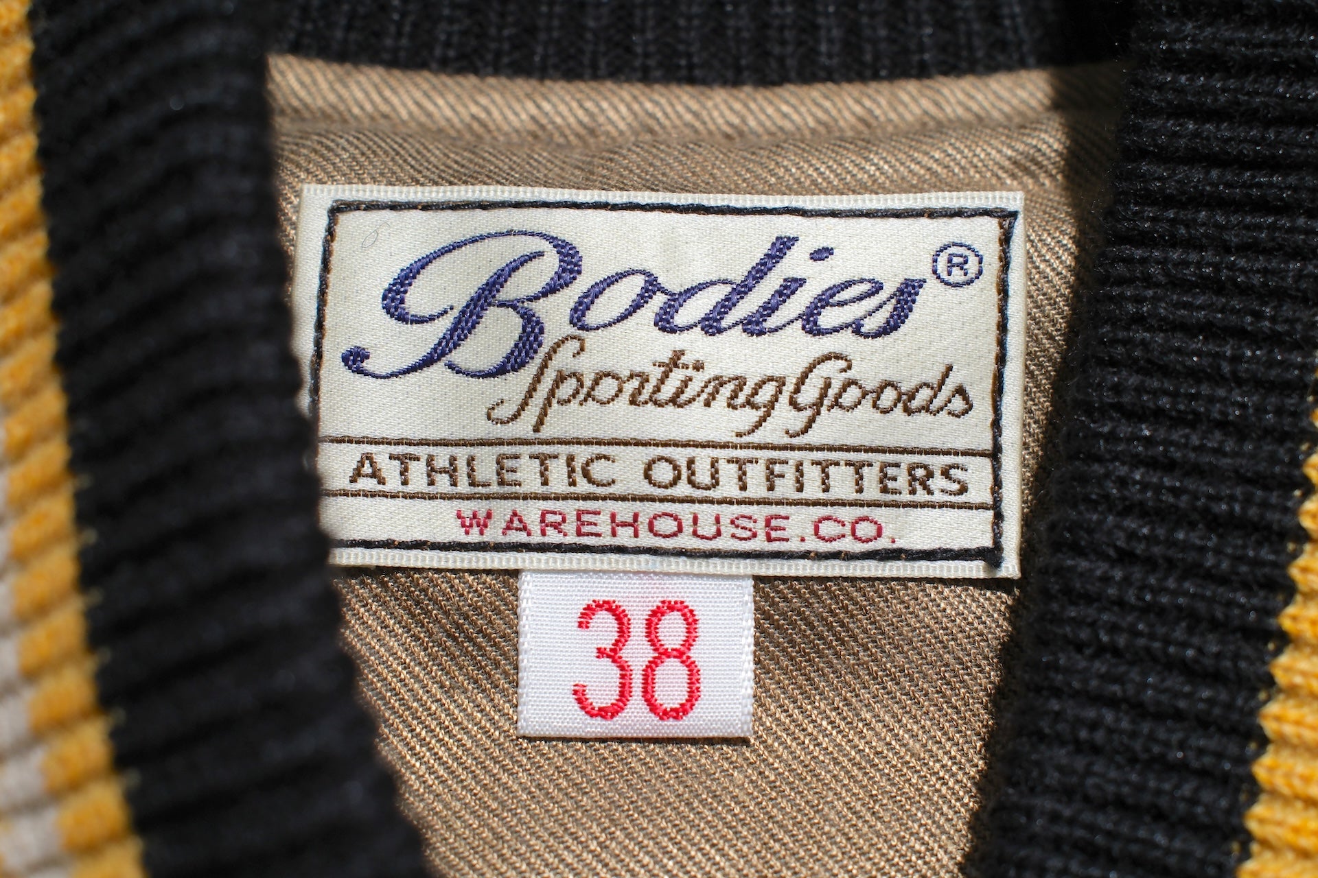 Warehouse Co. 1950s U.S Army Melton Wool Varsity Jacket (Black)