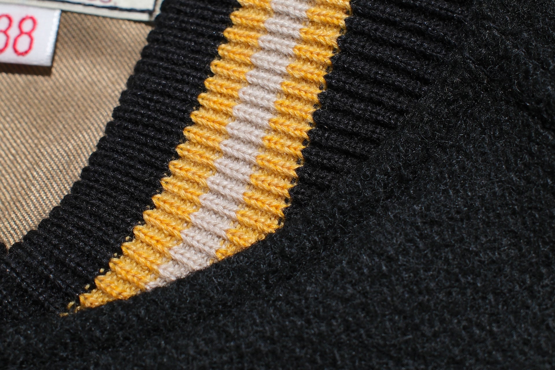 Warehouse Co. 1950s U.S Army Melton Wool Varsity Jacket (Black)