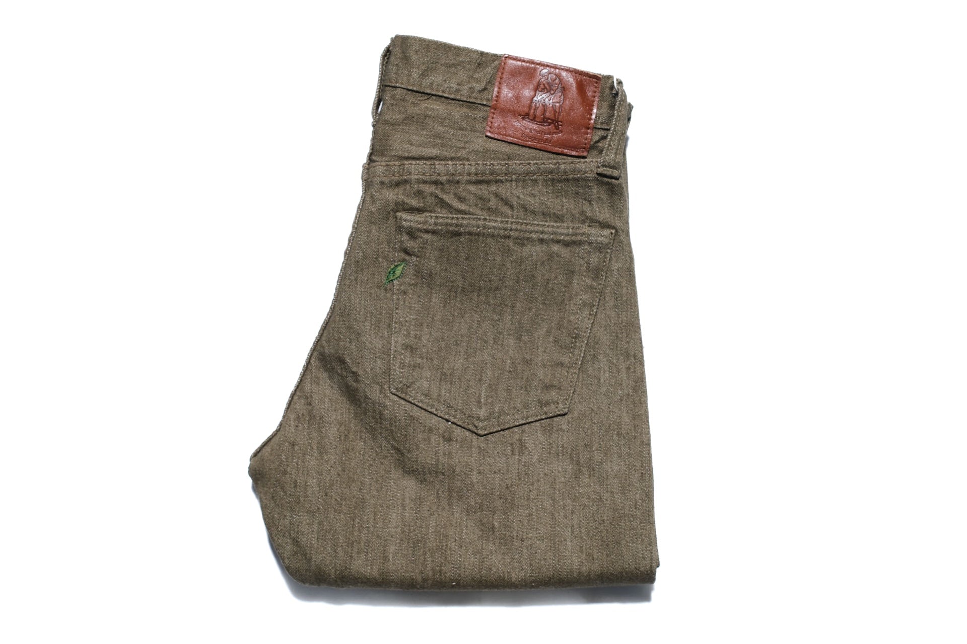 Pure Blue Japan 14oz OL-14oz-019 "Olive Branch" Denim (Relaxed Tapered fit)