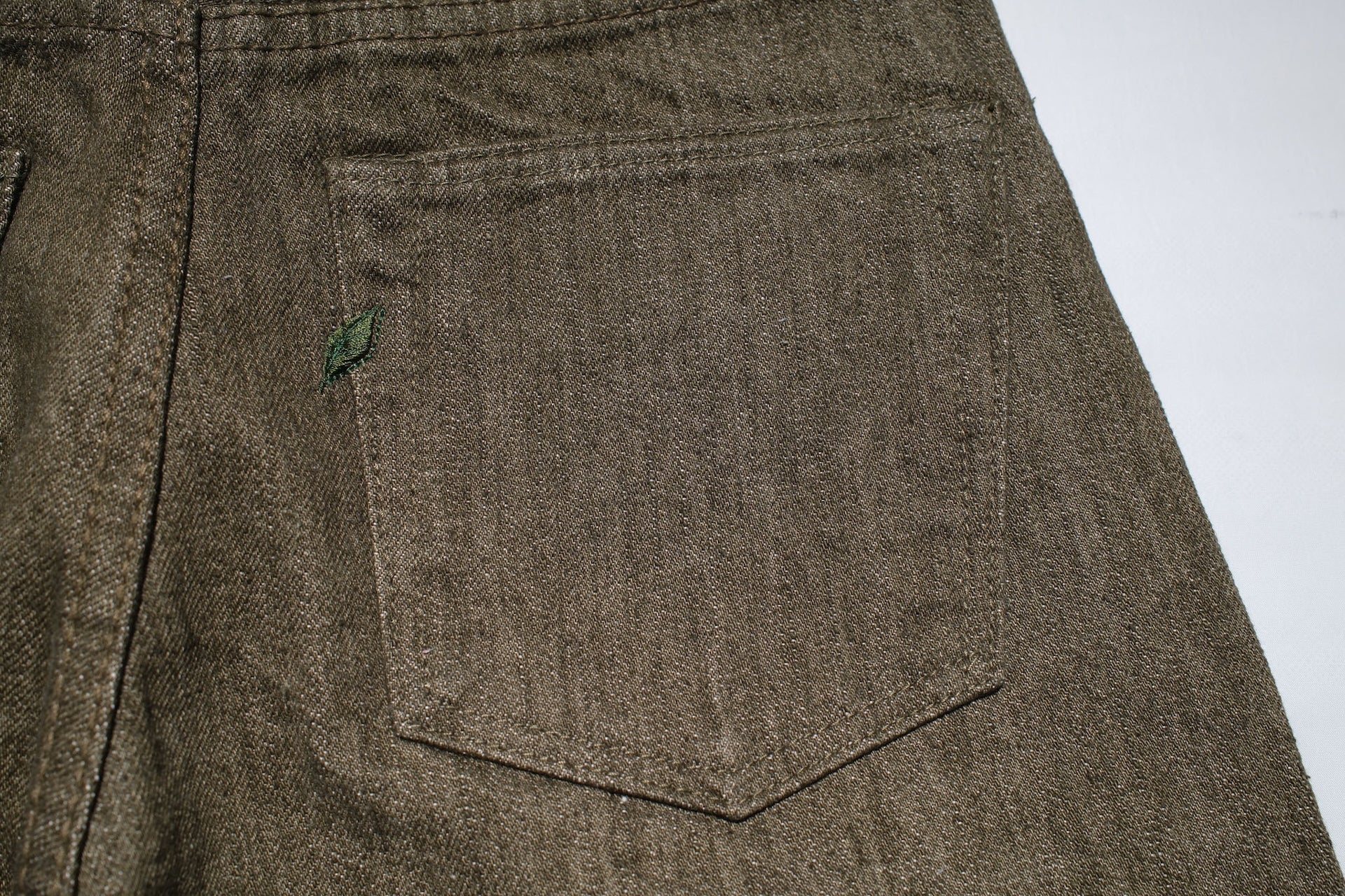 Pure Blue Japan 14oz OL-14oz-019 "Olive Branch" Denim (Relaxed Tapered fit)