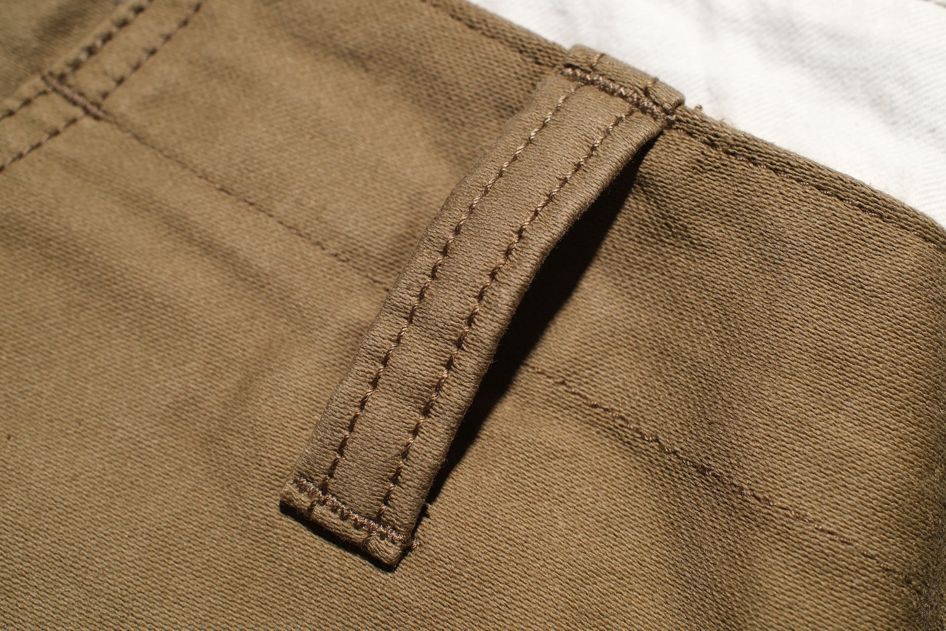 Pure Blue Japan 12oz Moleskin "Worker's Chinos" (Beige)