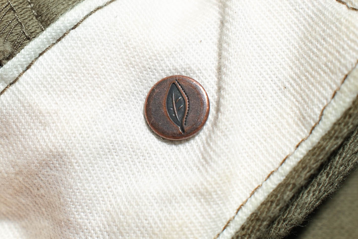 Pure Blue Japan 12oz Moleskin "Worker's Chinos" (Olive)