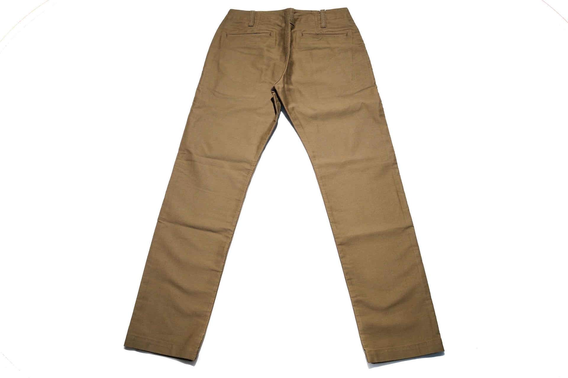 Pure Blue Japan 12oz Moleskin "Worker's Chinos" (Beige)