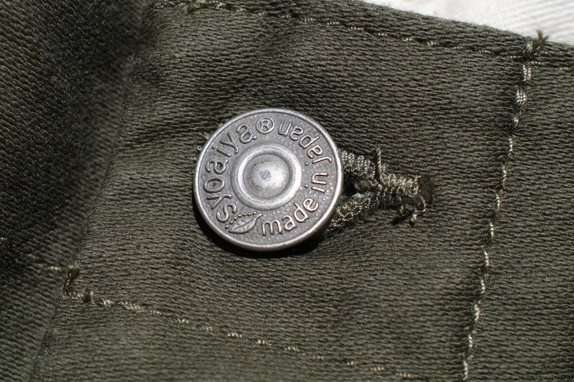 Pure Blue Japan 12oz Moleskin "Worker's Chinos" (Olive)