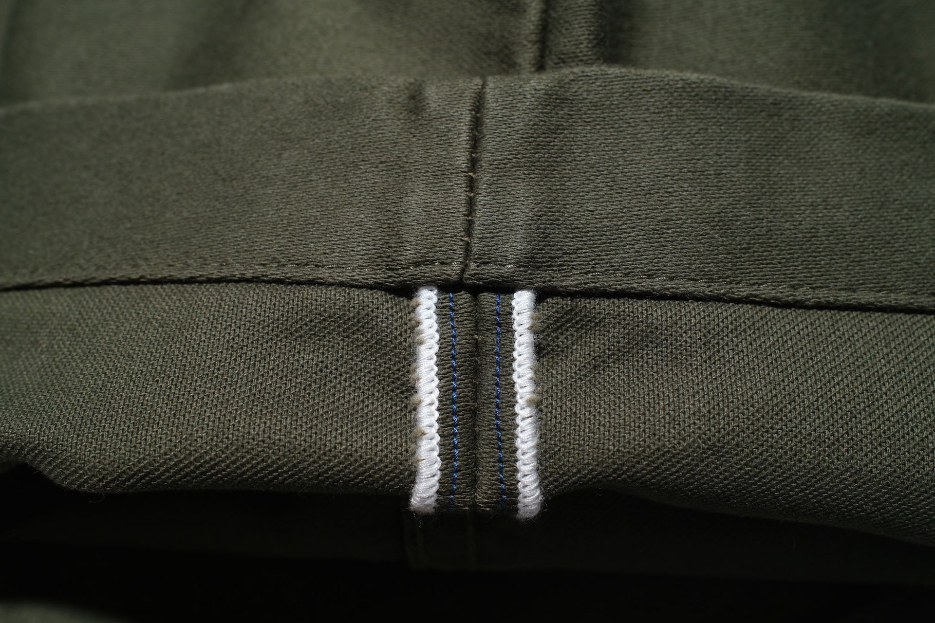 Pure Blue Japan 12oz Moleskin "Worker's Chinos" (Olive)