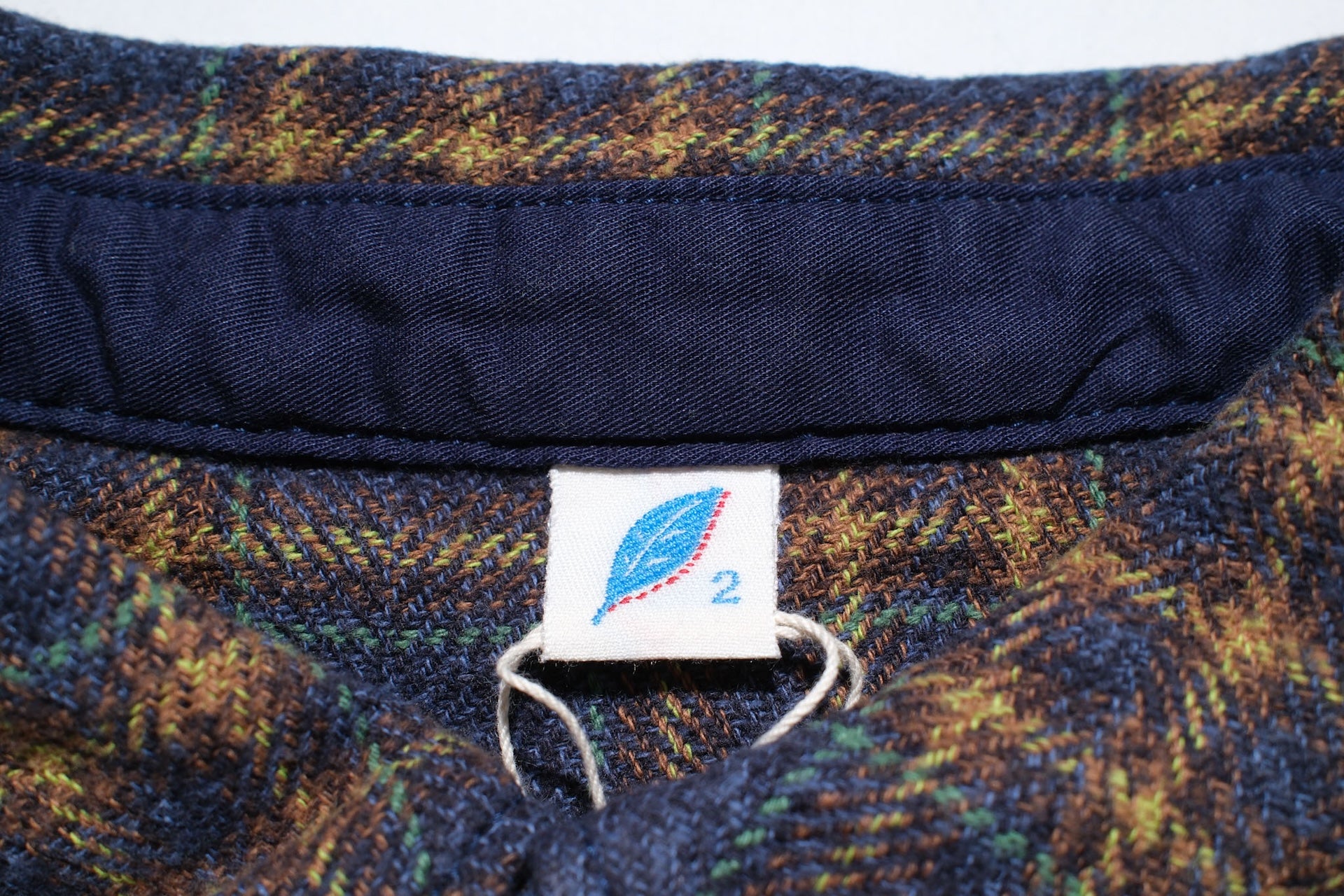 Pure Blue Japan 11oz "Cotton Tweed" Flannel Early Workshirt (Navy)