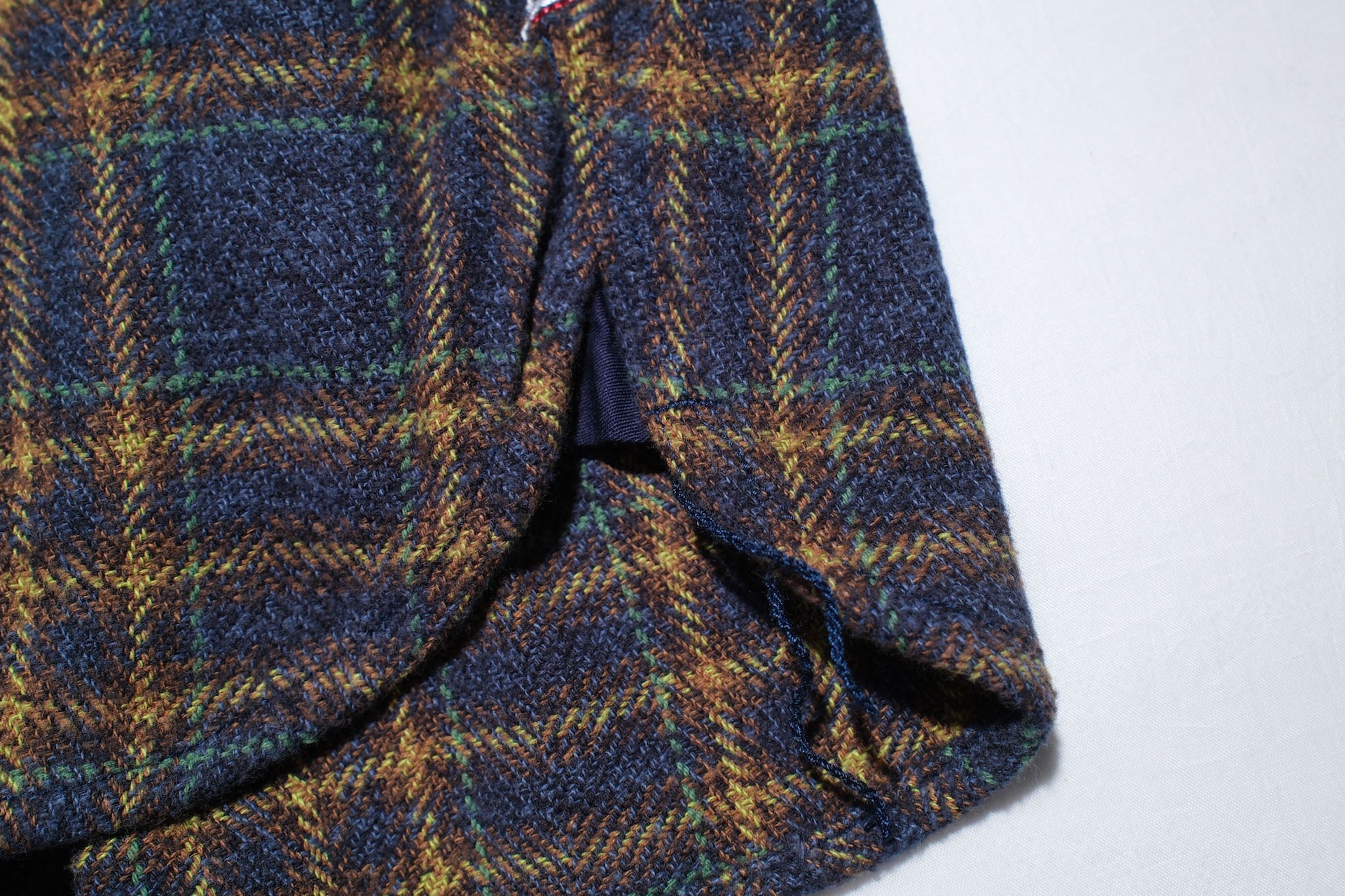 Pure Blue Japan 11oz "Cotton Tweed" Flannel Early Workshirt (Navy)